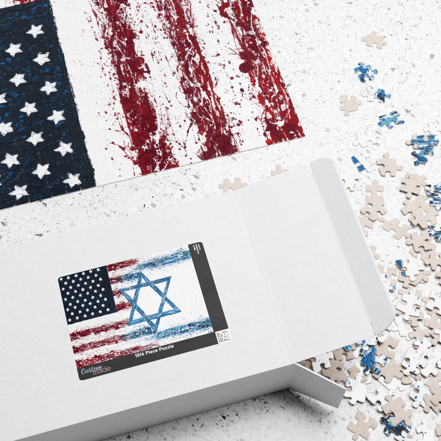 PUZZLE - TOGETHR WE WILL WIN - Puzzle BY Albert Levi Art