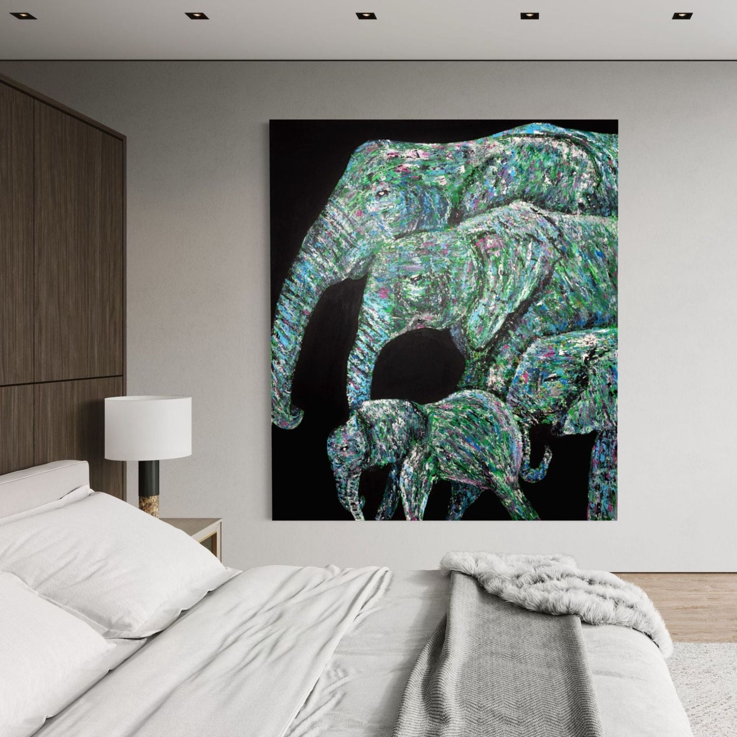 Strong Family - Canvas BY Albert Levi Art