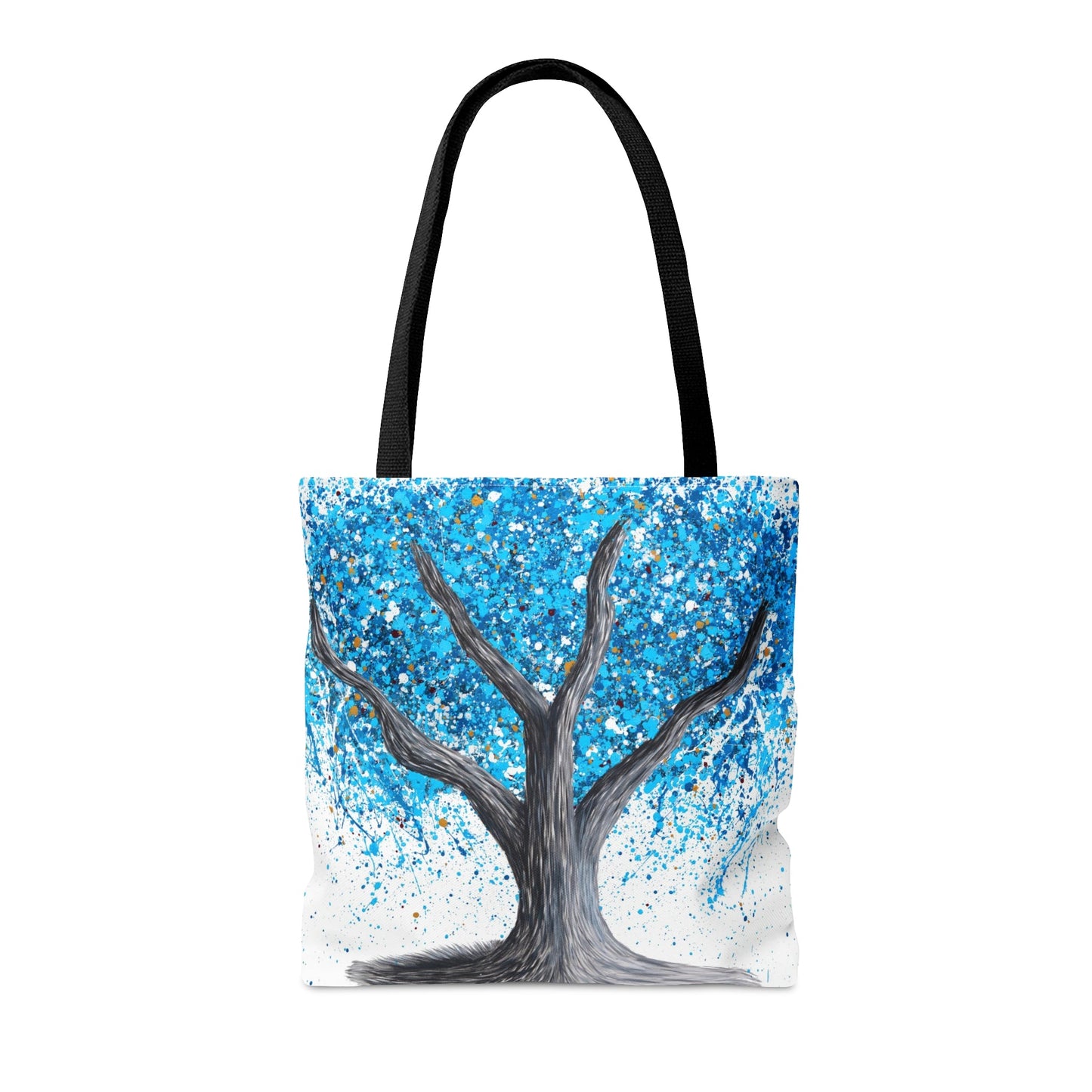 Tote Bag Blue Bliss Tree of Happiness - Bags BY Albert Levi Art