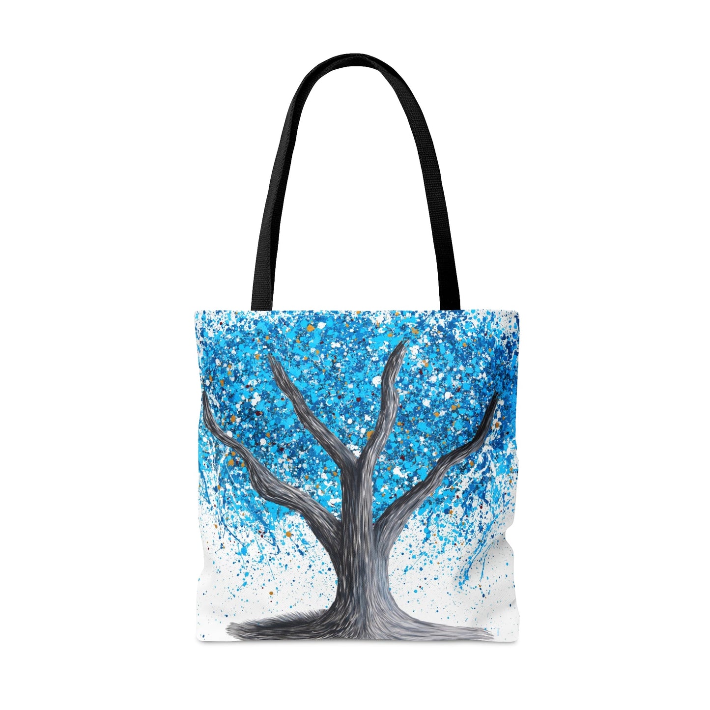 Tote Bag Blue Bliss Tree of Happiness - Bags BY Albert Levi Art
