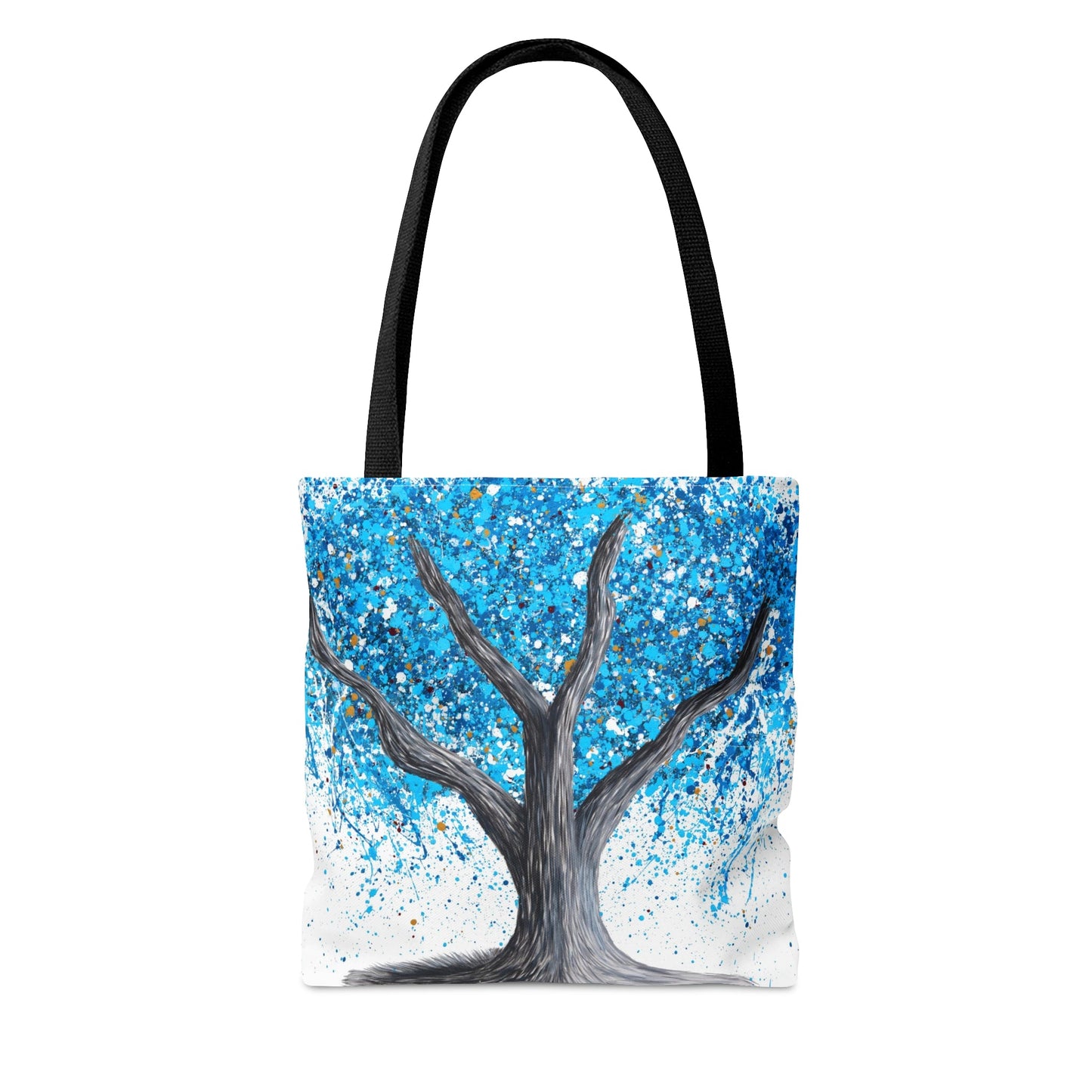 Tote Bag Blue Bliss Tree of Happiness - Bags BY Albert Levi Art
