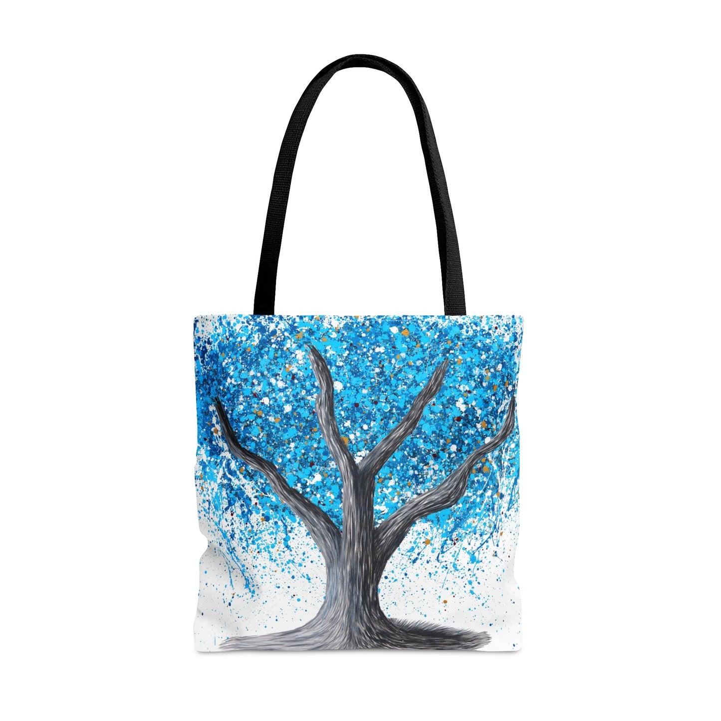 Tote Bag Blue Bliss Tree of Happiness - Bags BY Albert Levi Art