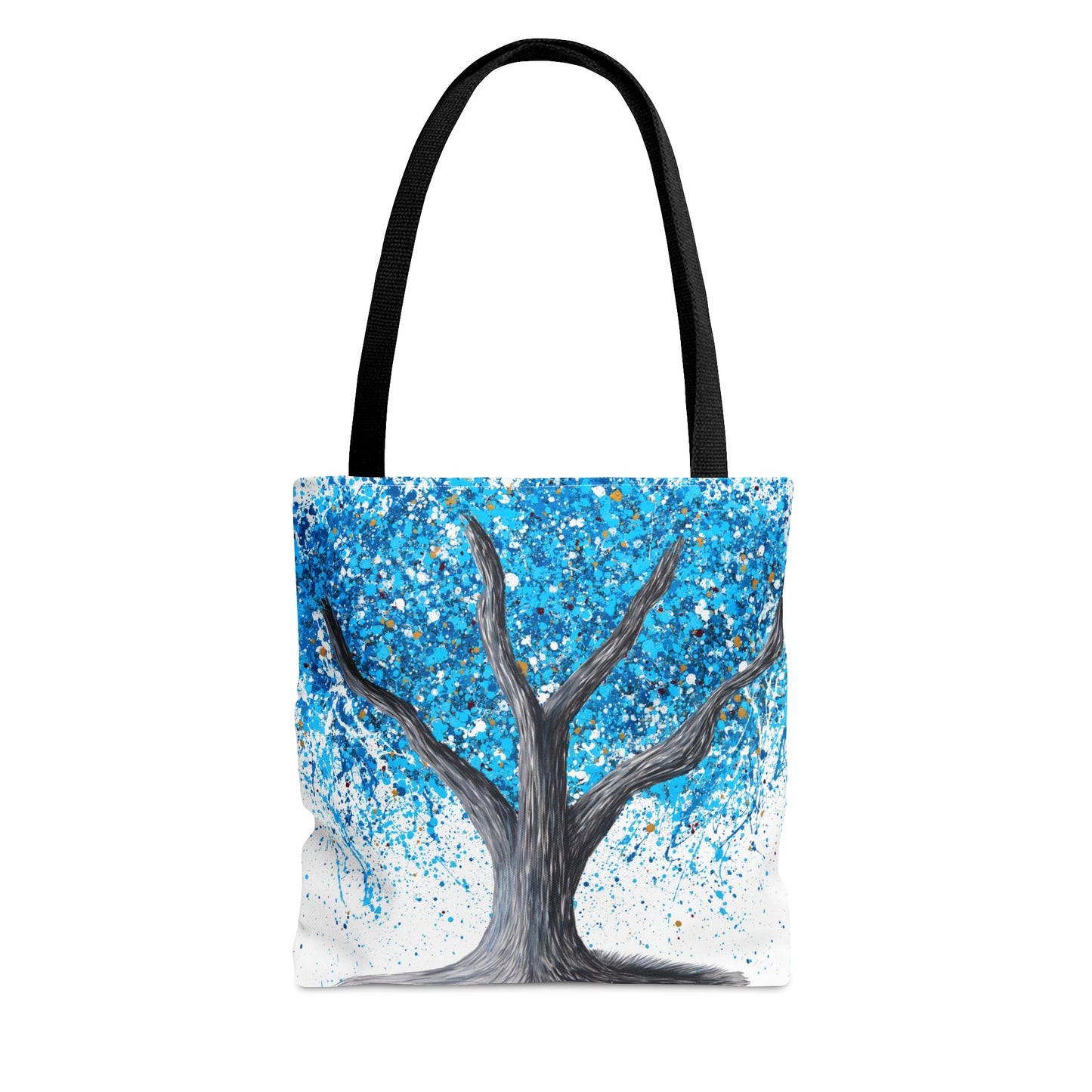 Tote Bag Blue Bliss Tree of Happiness - Bags BY Albert Levi Art