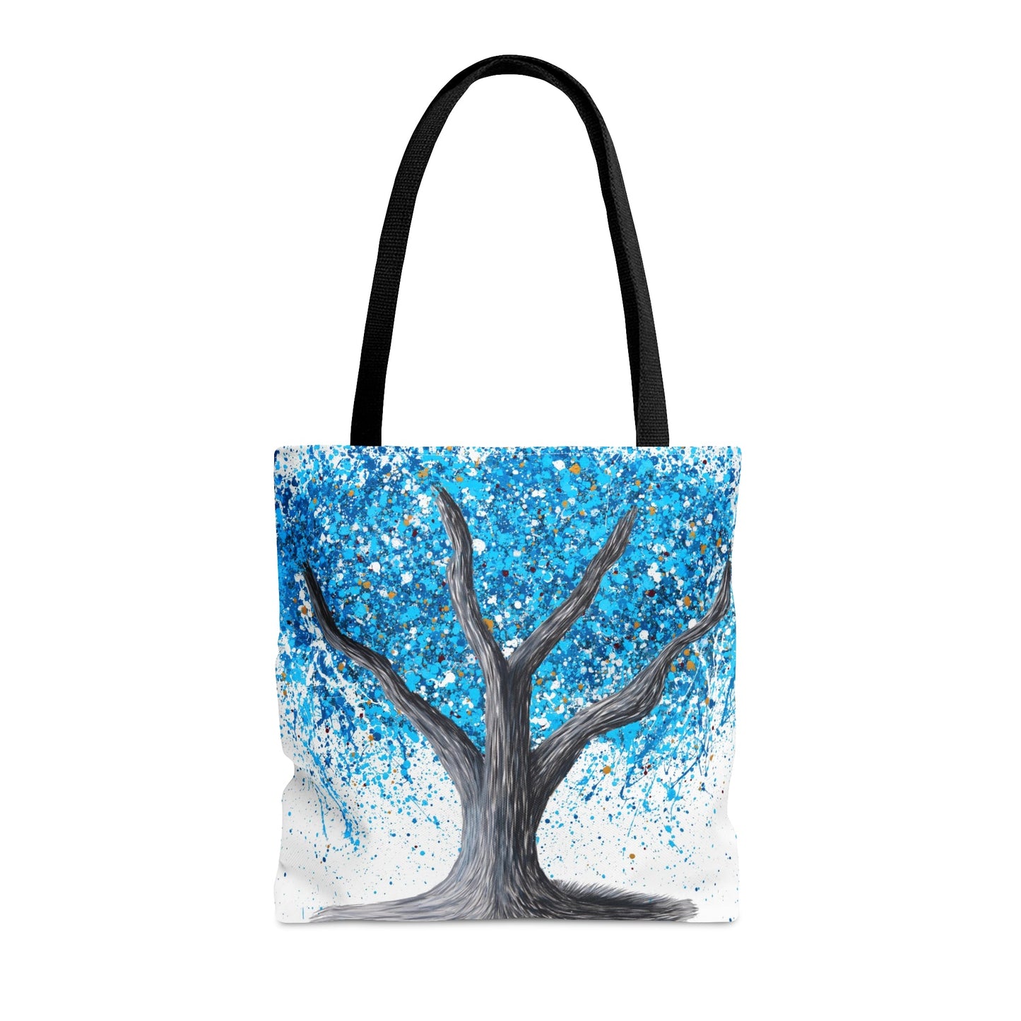 Tote Bag Blue Bliss Tree of Happiness - Bags BY Albert Levi Art