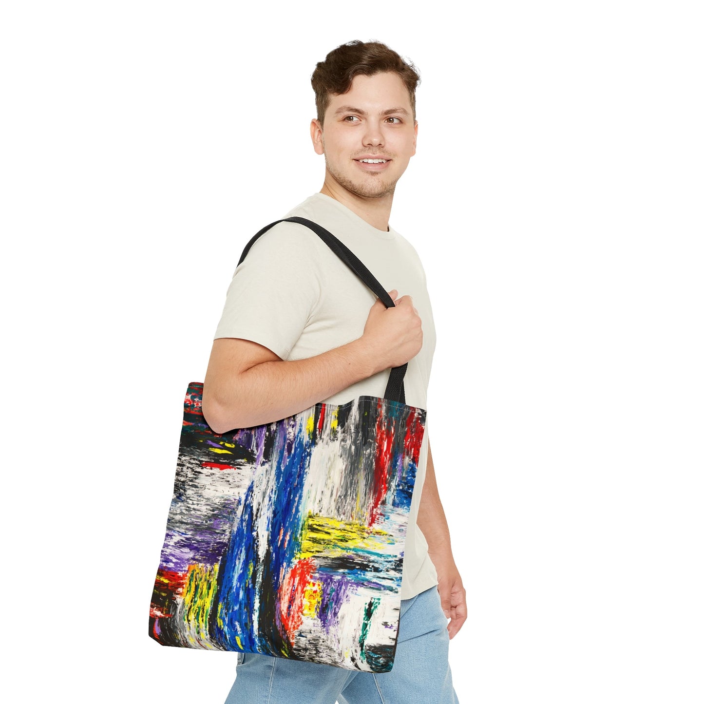 Tote Bag - Blue Waterfalls - Bags BY Albert Levi Art