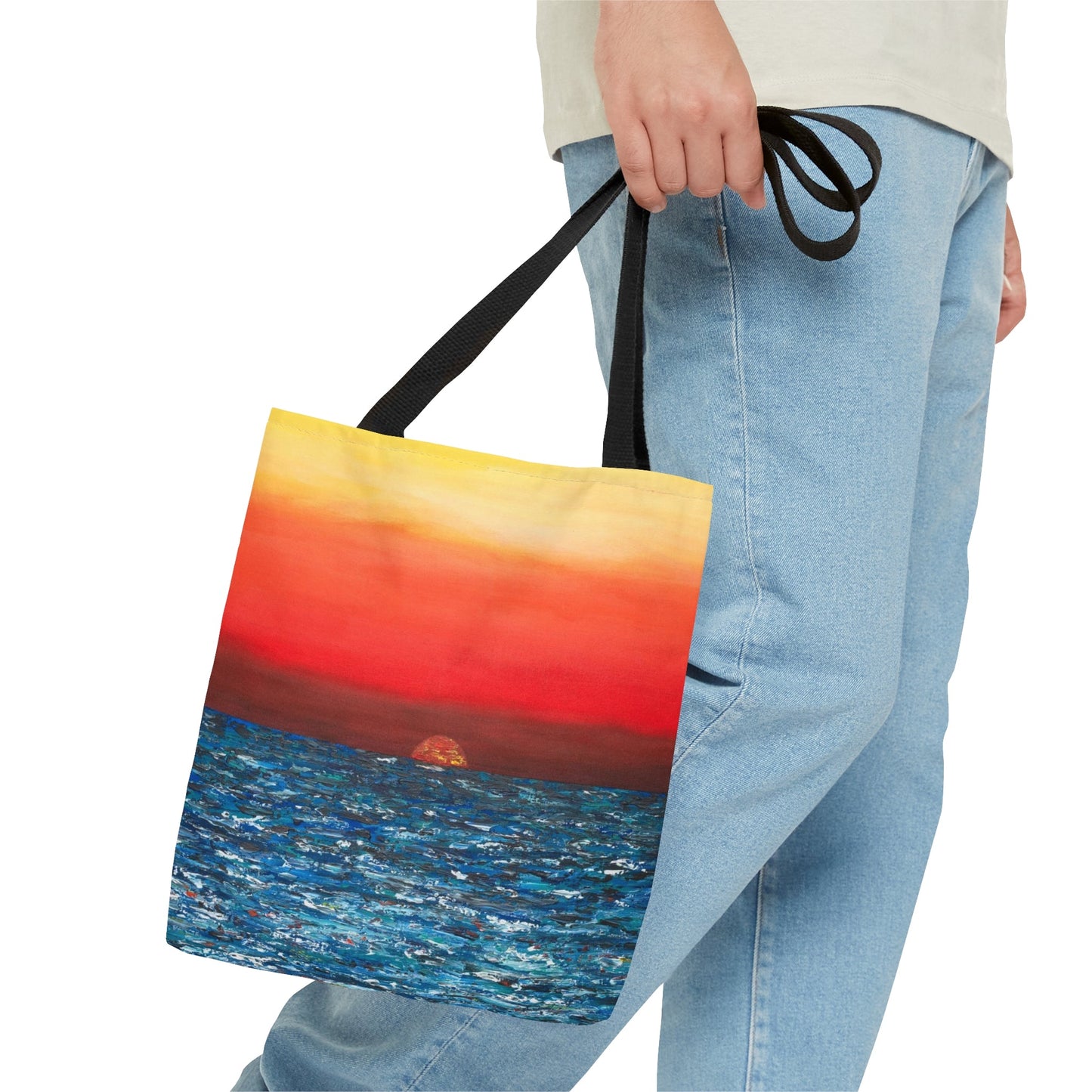 Tote Bag - Calm Sunset - Bags BY Albert Levi Art