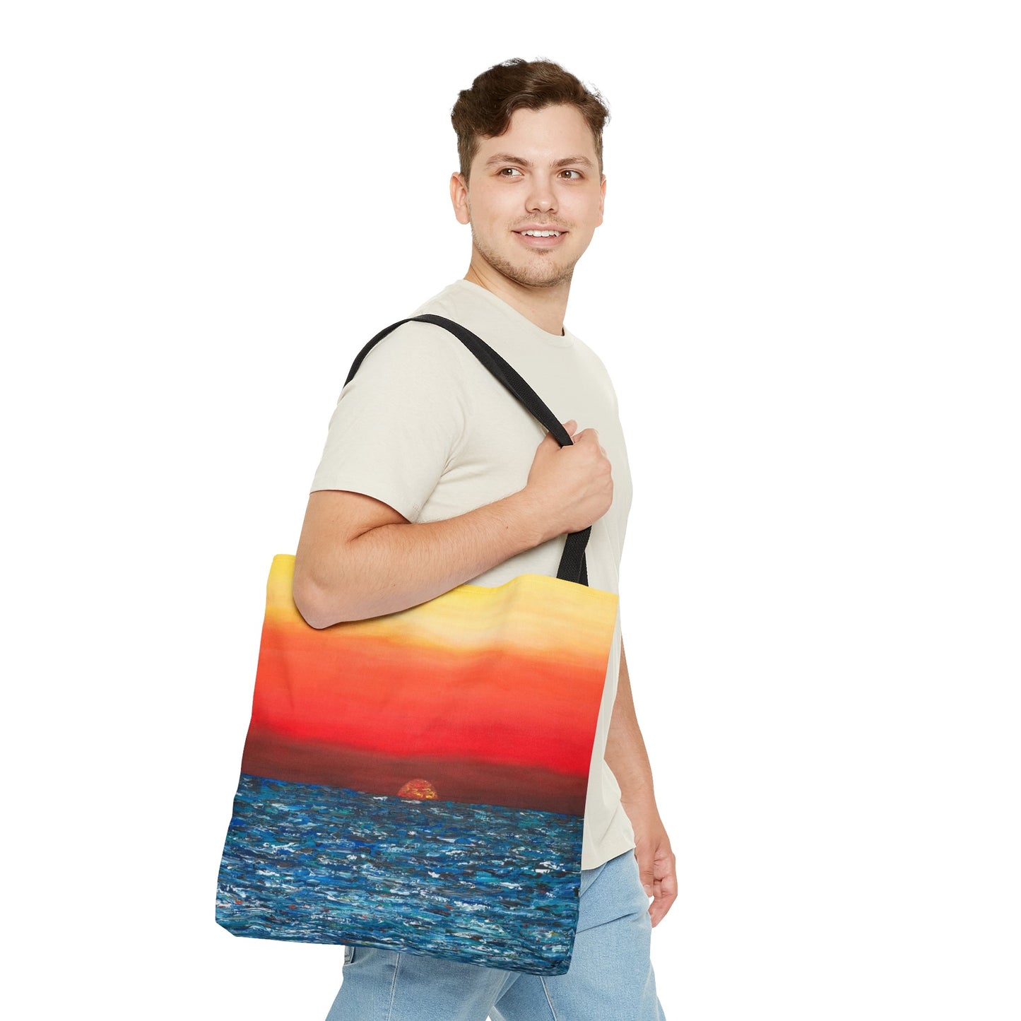 Tote Bag - Calm Sunset - Bags BY Albert Levi Art