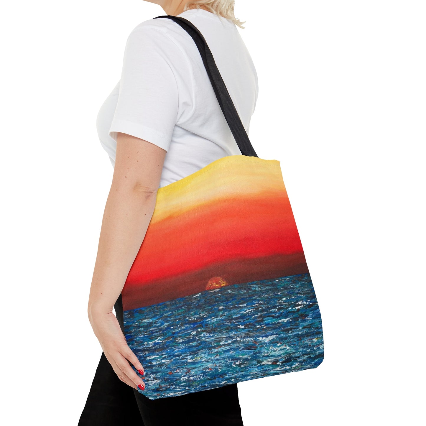 Tote Bag - Calm Sunset - Bags BY Albert Levi Art
