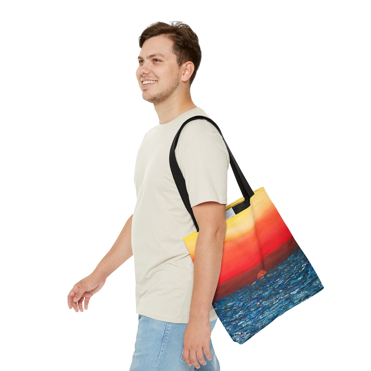 Tote Bag - Calm Sunset - Bags BY Albert Levi Art