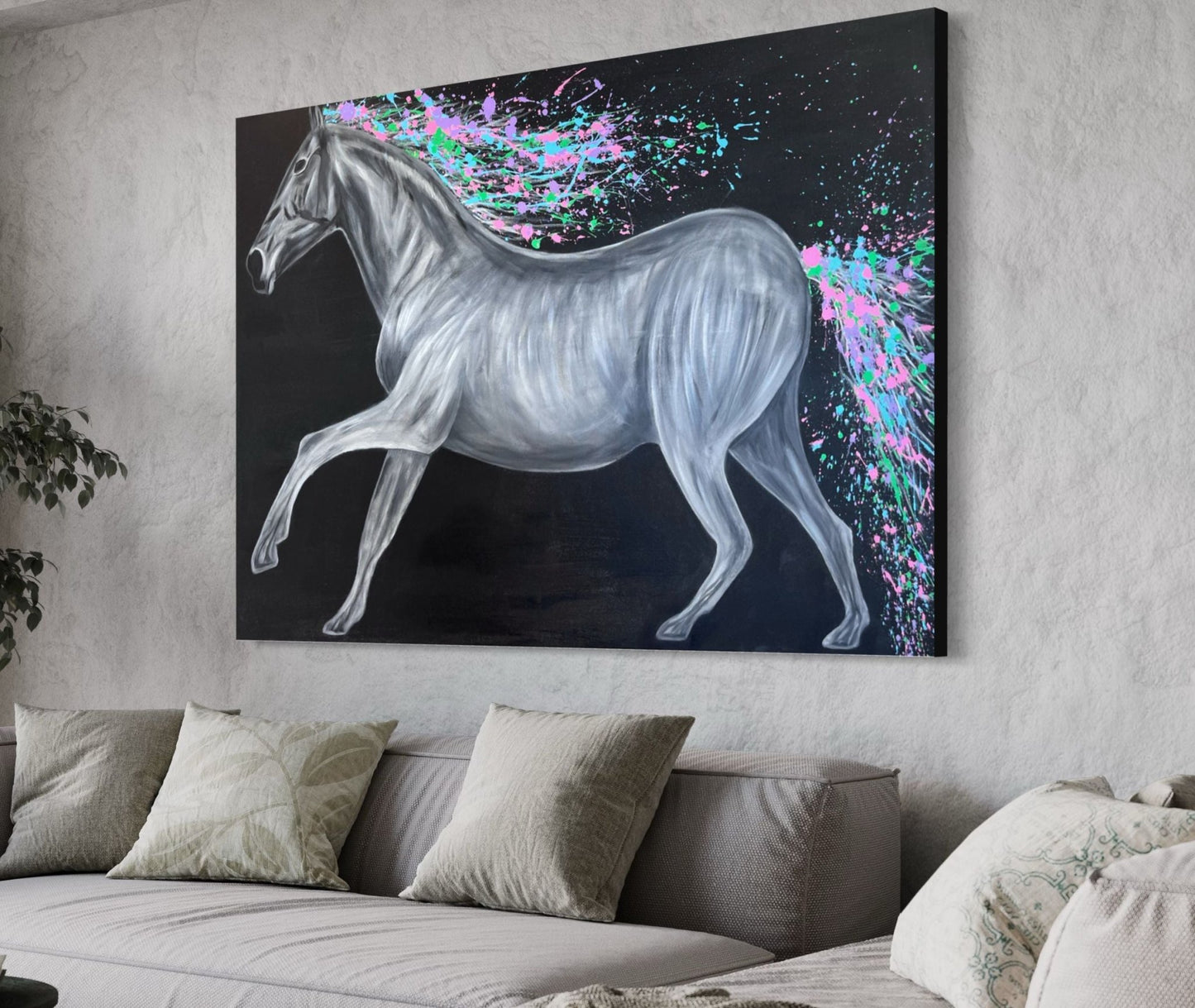 Tote Bag - Dynamic Gallop - Bags BY Albert Levi Art