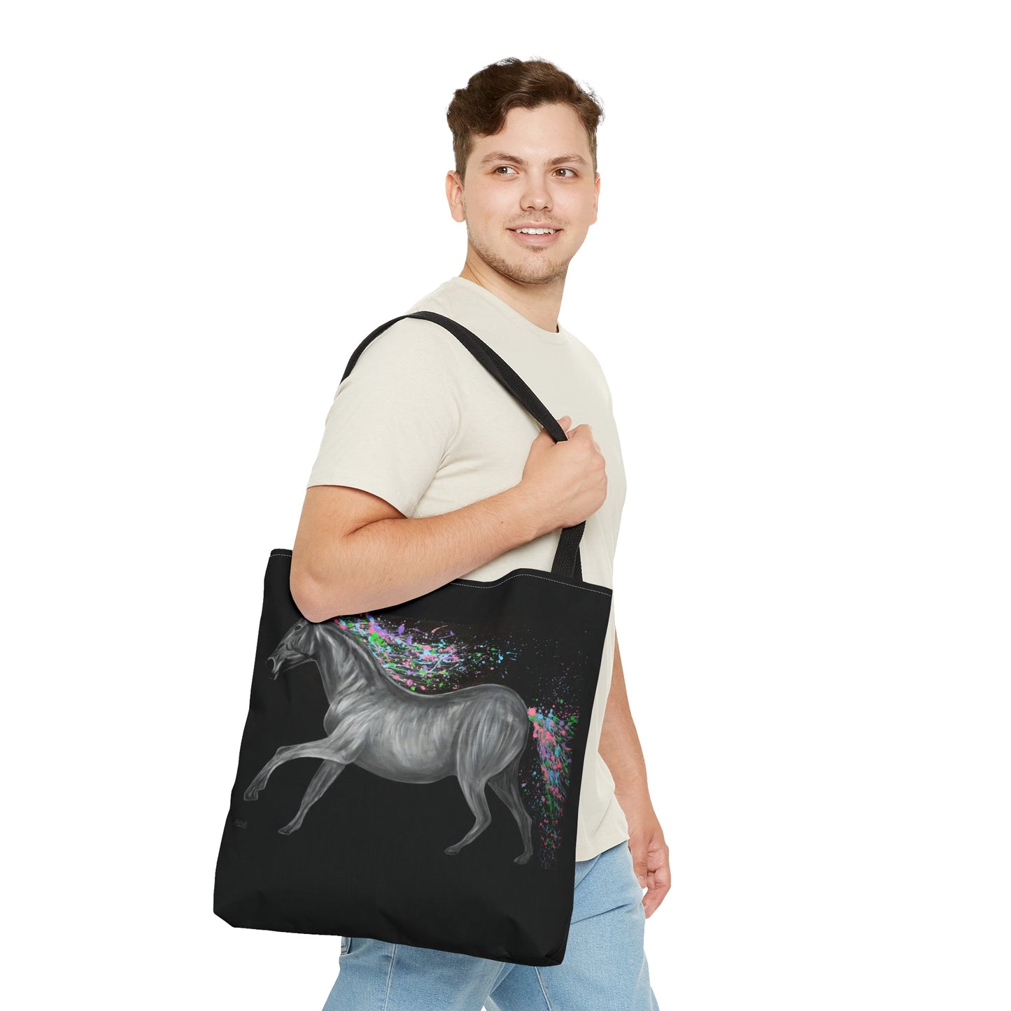 Tote Bag - Dynamic Gallop - Bags BY Albert Levi Art