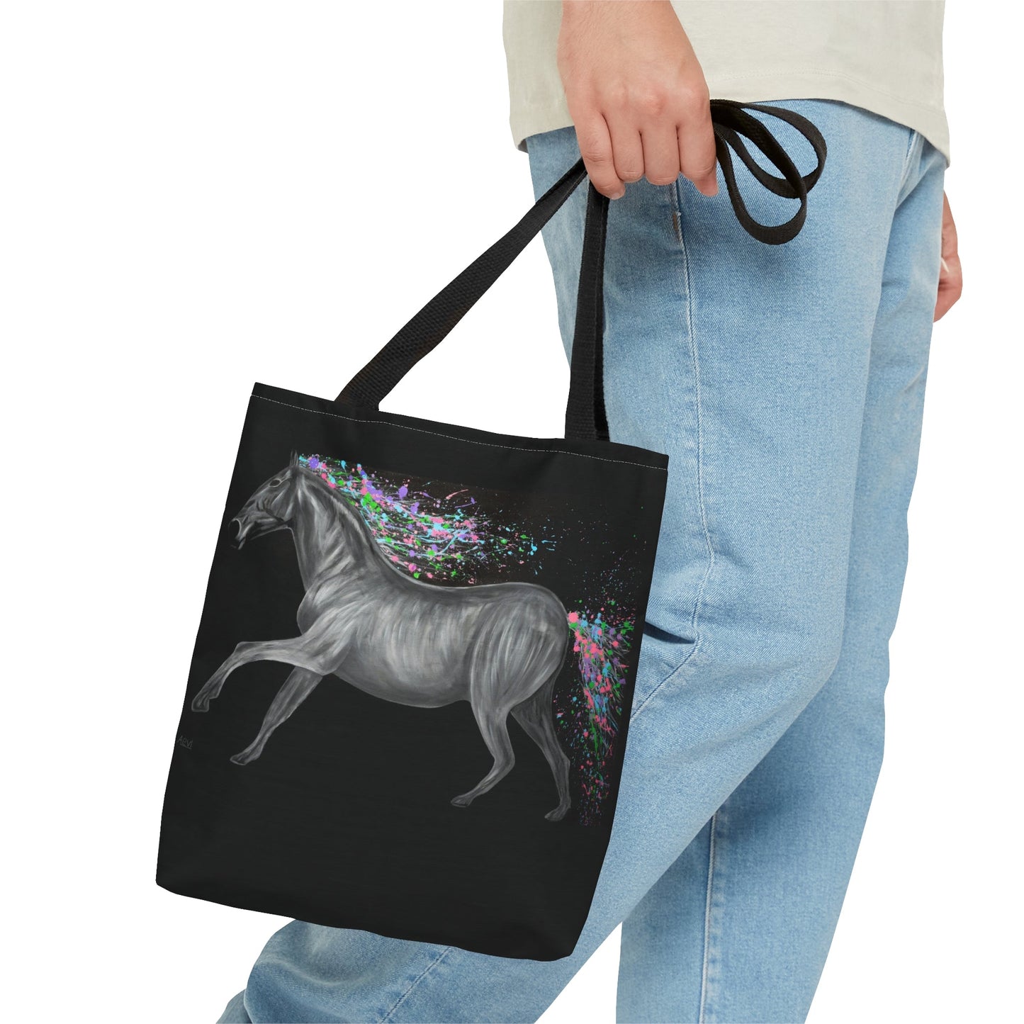 Tote Bag - Dynamic Gallop - Bags BY Albert Levi Art
