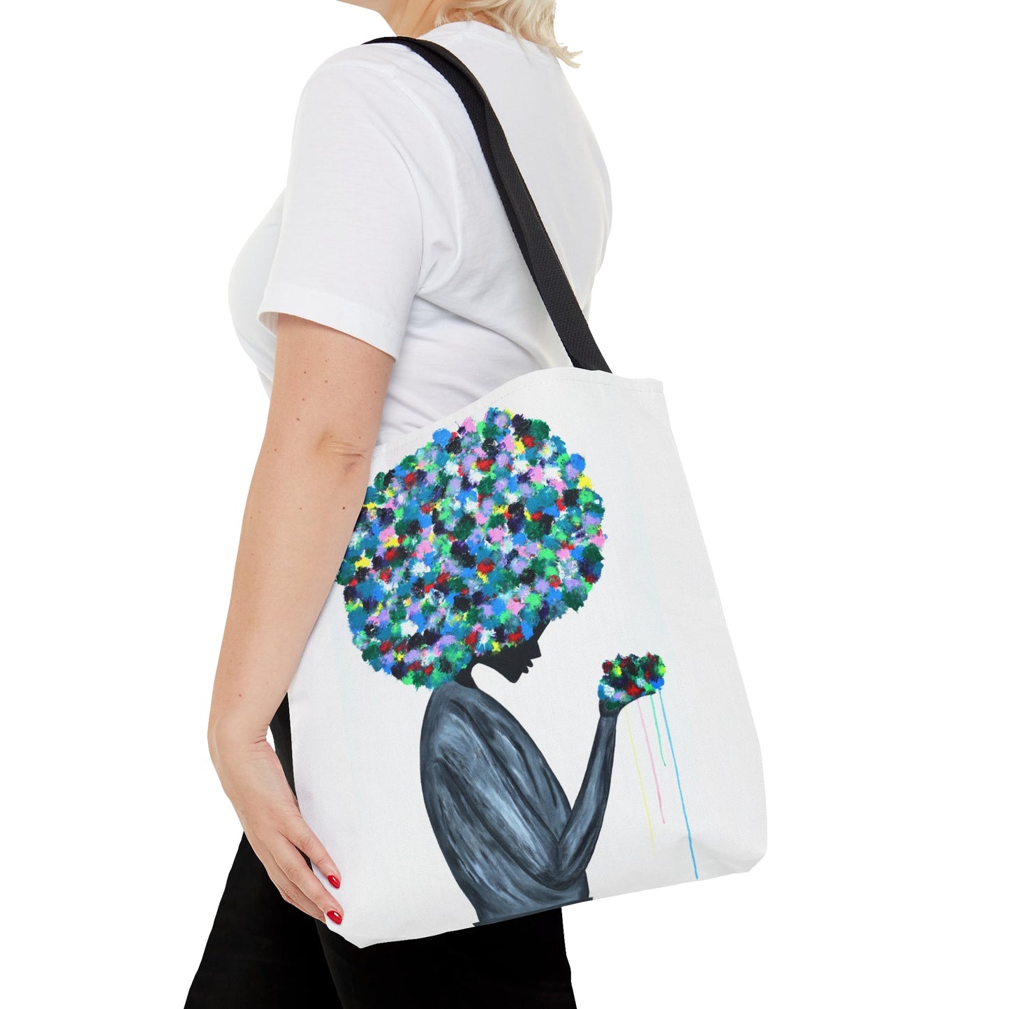 Tote Bag - Flowers In The Hair - Bags BY Albert Levi Art