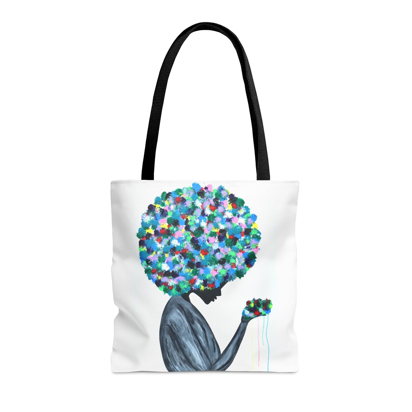 Tote Bag - Flowers In The Hair - Bags BY Albert Levi Art