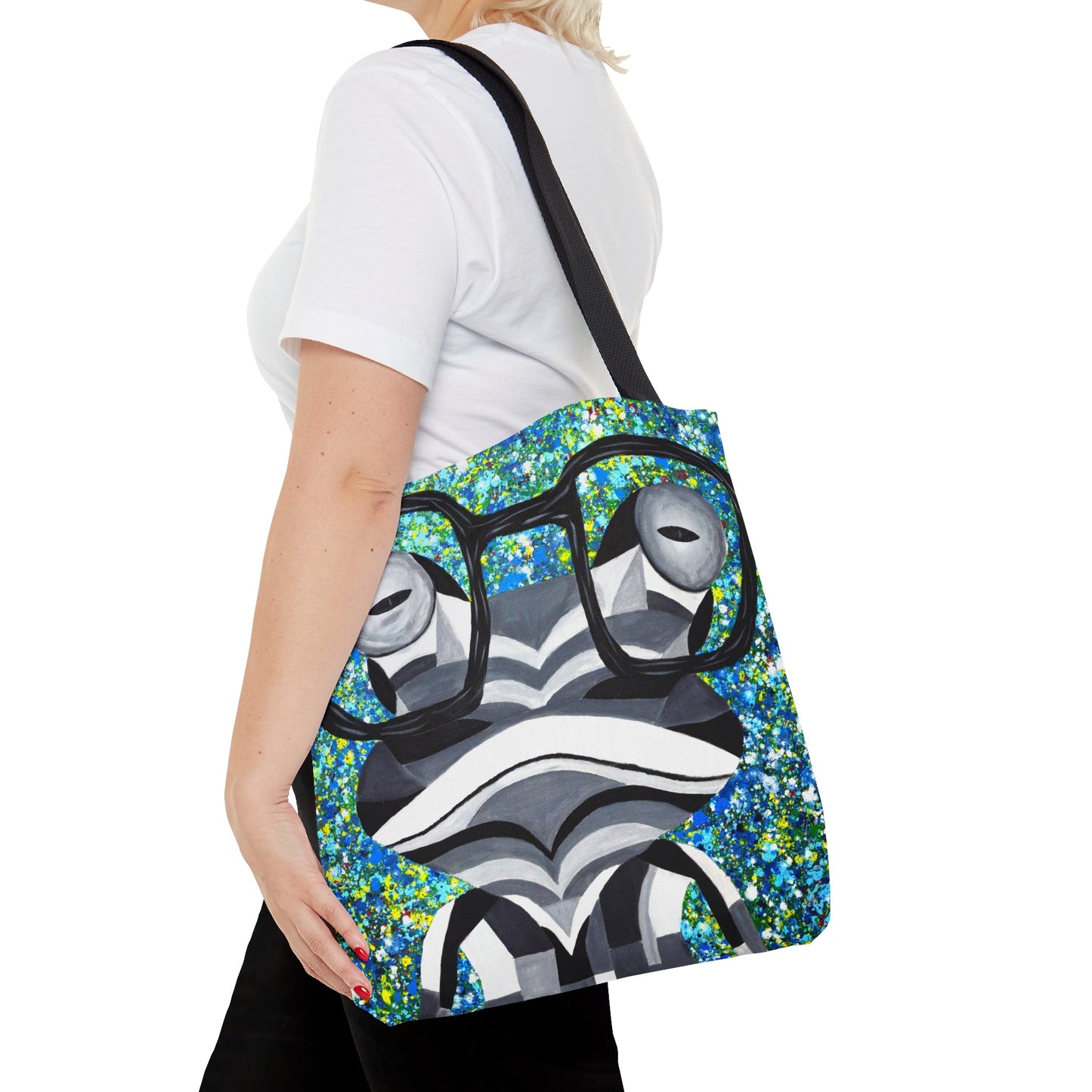 Tote Bag - FUNKY FROG - Bags BY Albert Levi Art