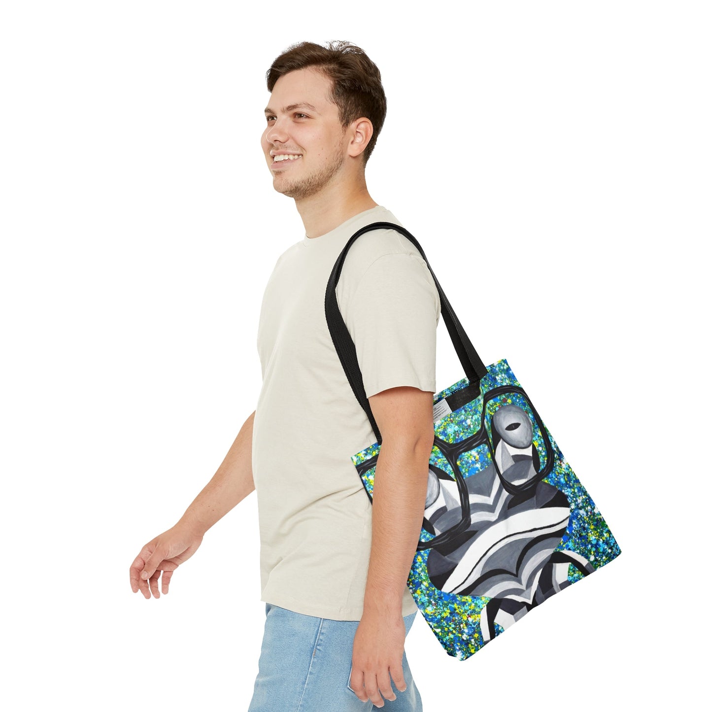 Tote Bag - FUNKY FROG - Bags BY Albert Levi Art