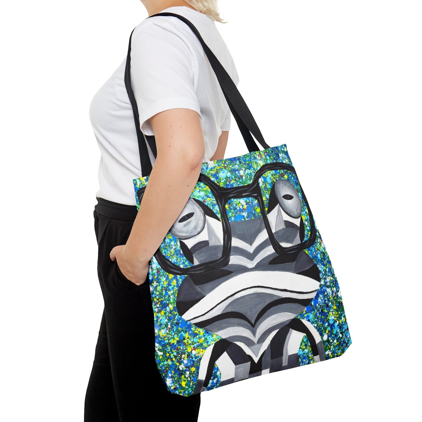 Tote Bag - FUNKY FROG - Bags BY Albert Levi Art