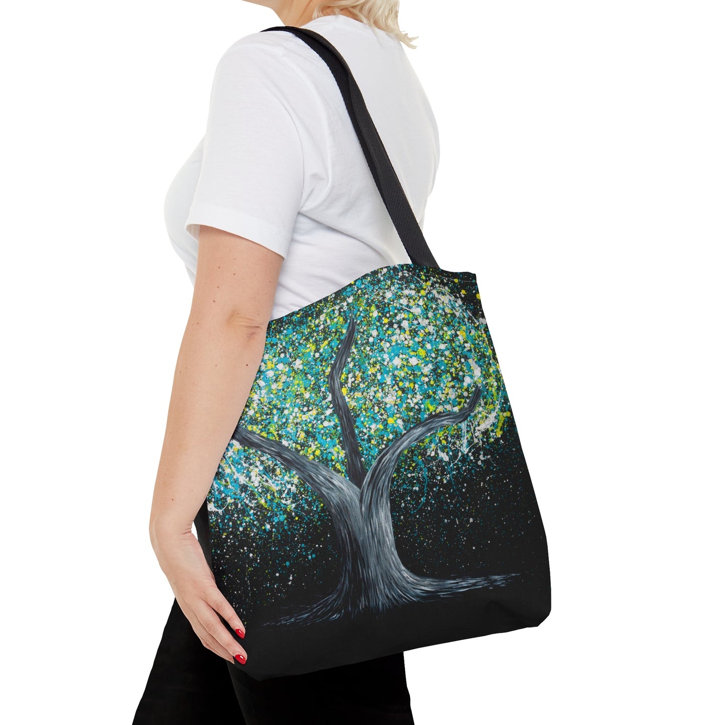 Tote Bag - GLOW IN THE DARK - Bags BY Albert Levi Art