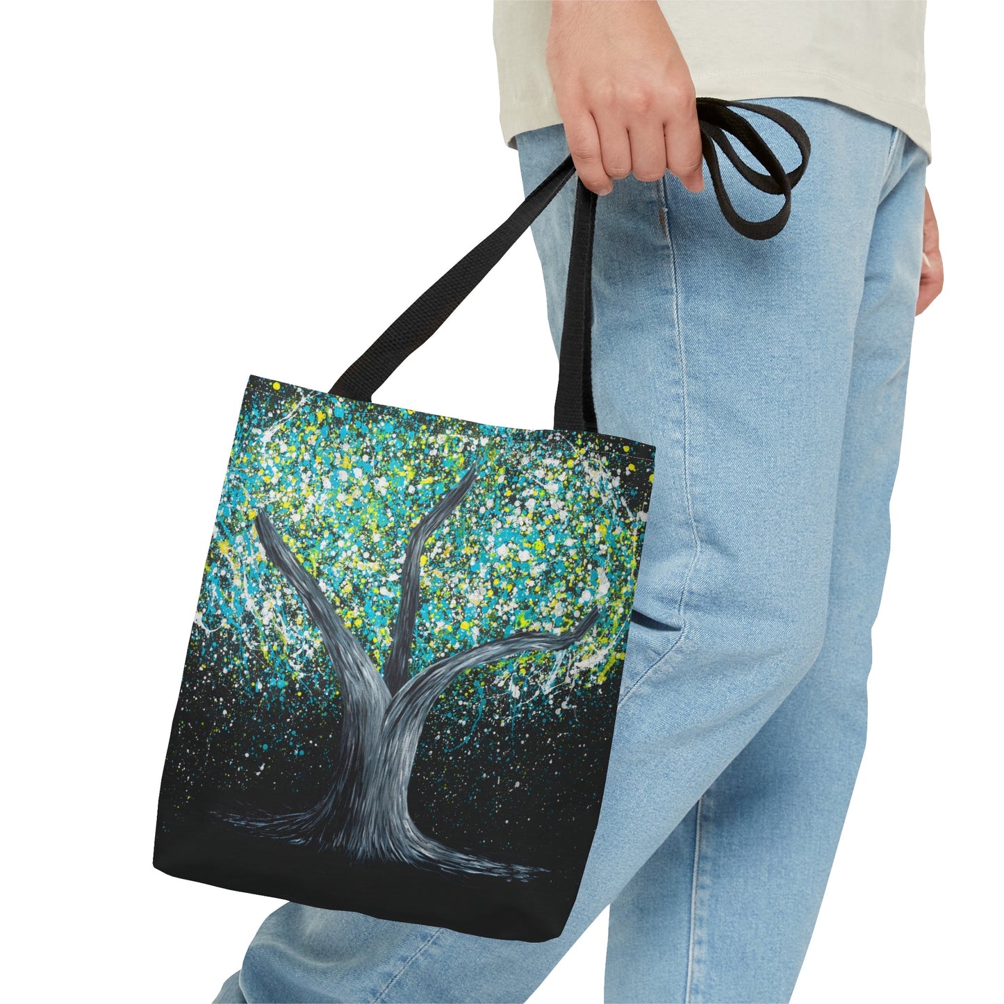 Tote Bag - GLOW IN THE DARK - Bags BY Albert Levi Art