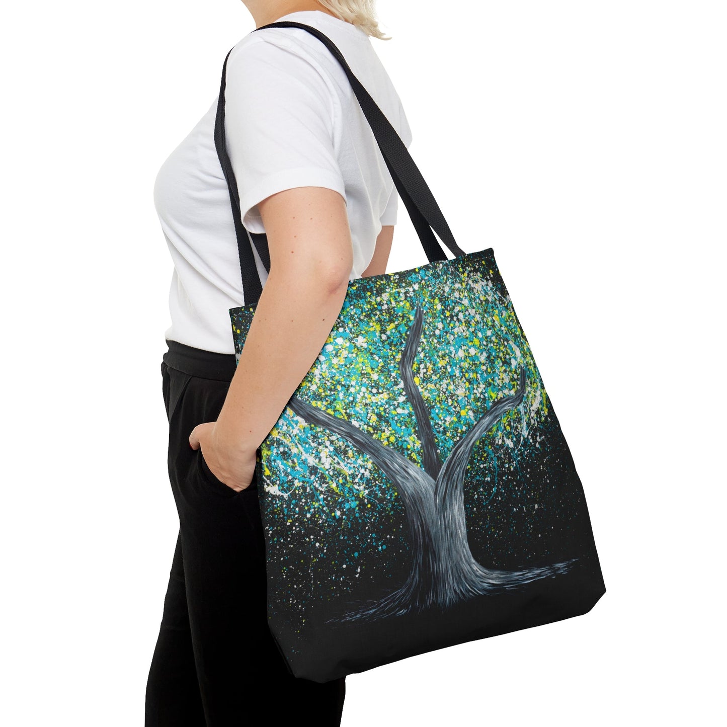 Tote Bag - GLOW IN THE DARK - Bags BY Albert Levi Art