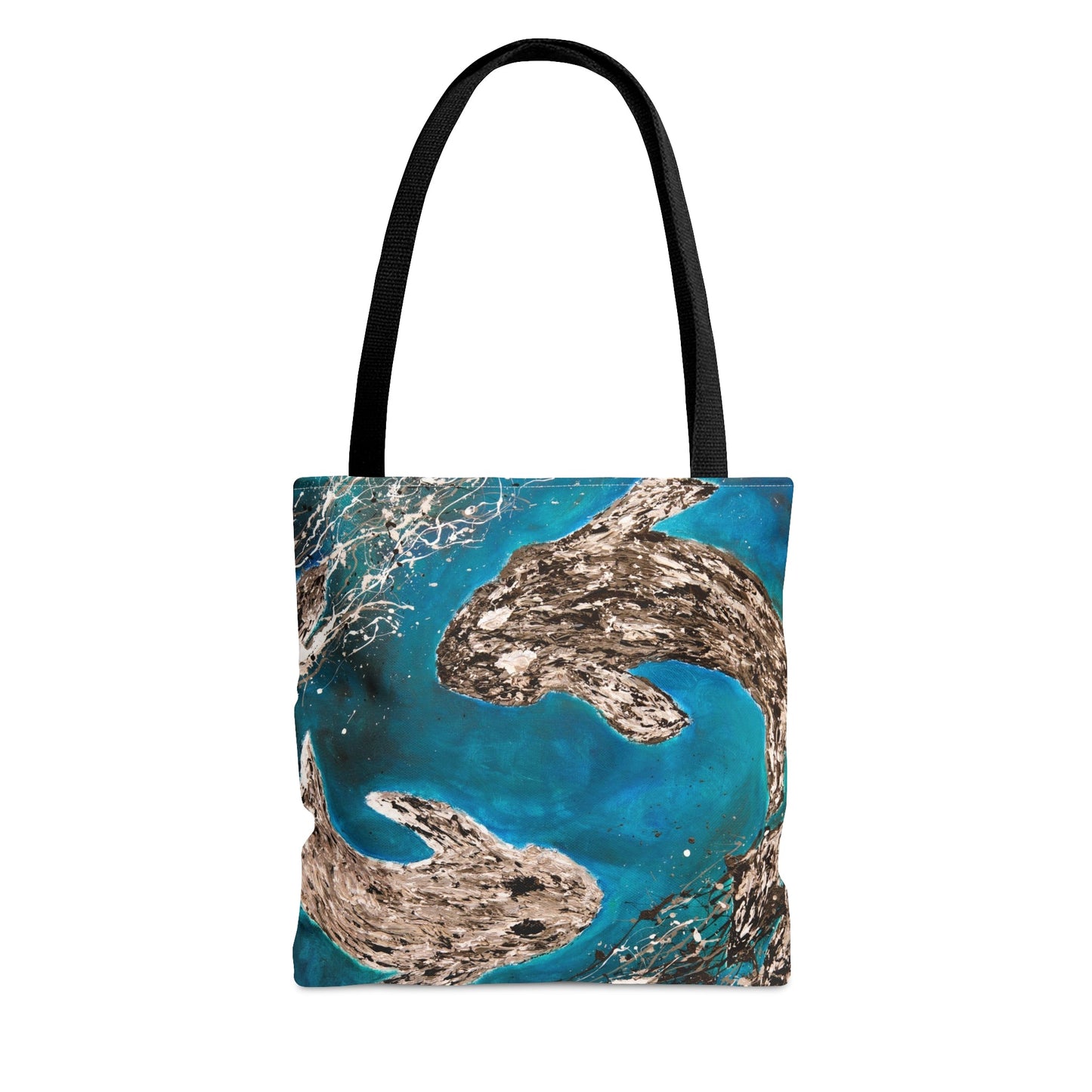 Tote Bag - HARMONY OF KOI - Bags BY Albert Levi Art