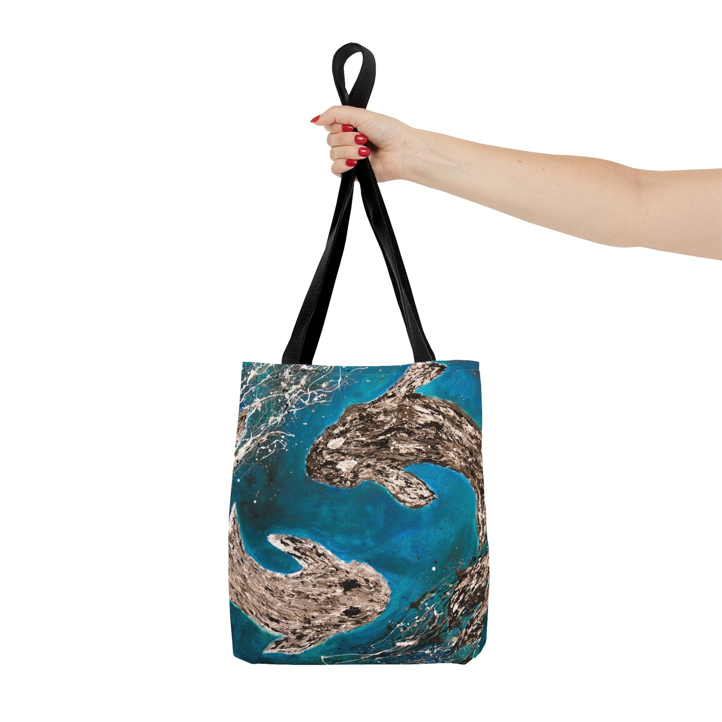 Tote Bag - HARMONY OF KOI - Bags BY Albert Levi Art
