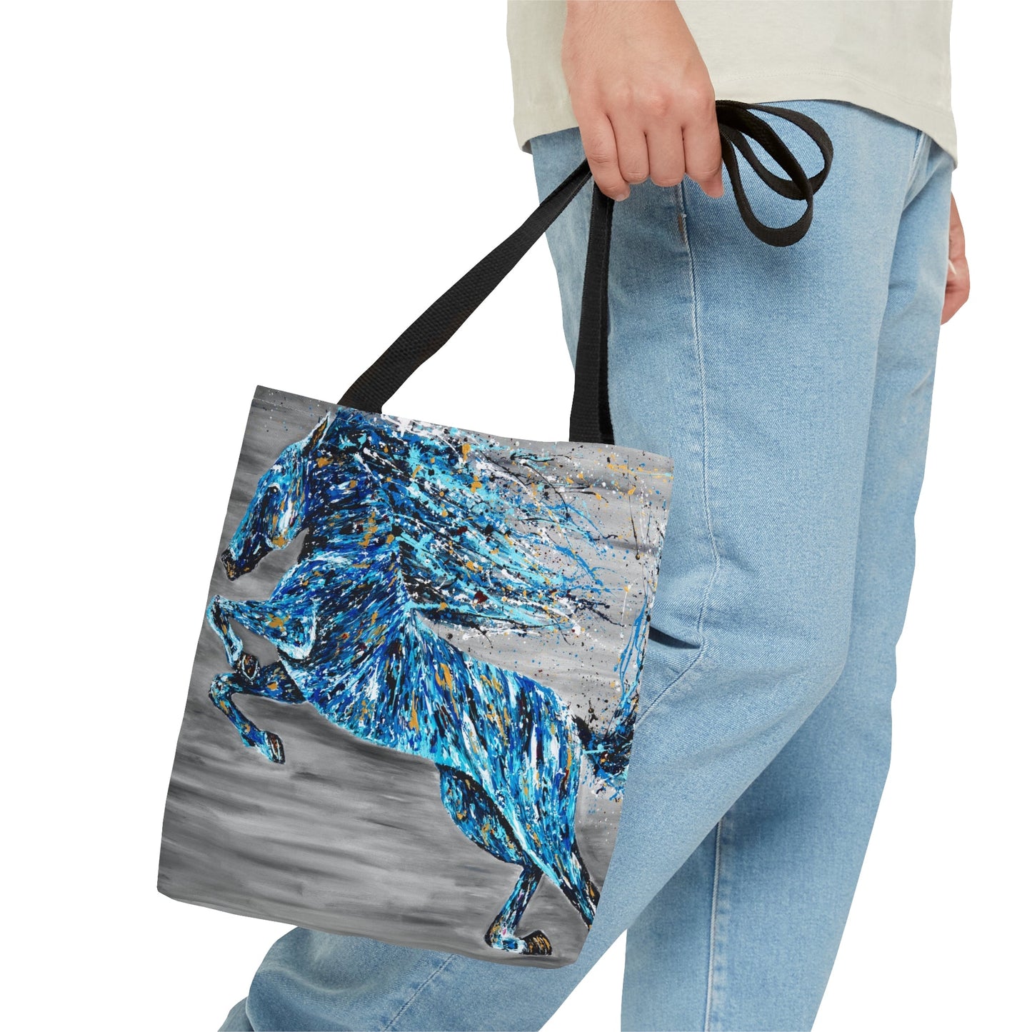 Tote Bag - MAJESTIC JUMP - Bags BY Albert Levi Art