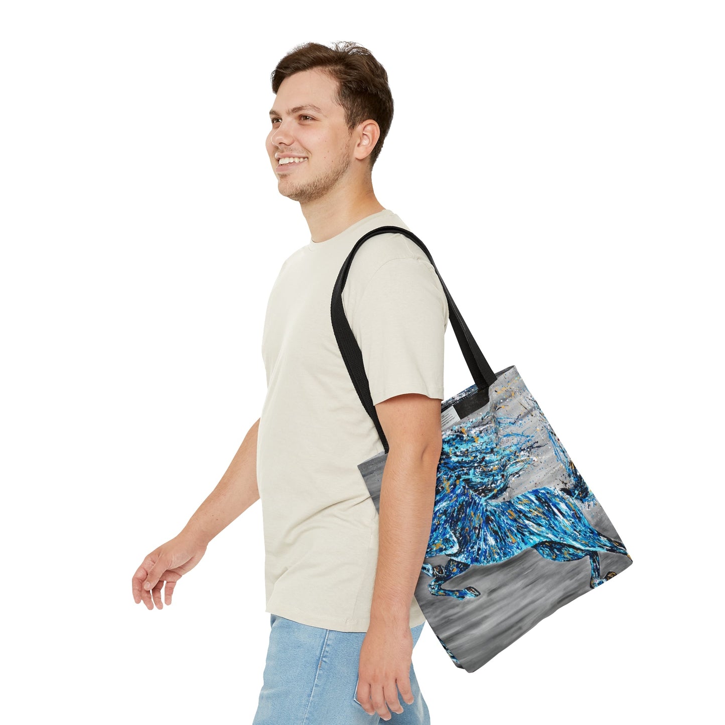 Tote Bag - MAJESTIC JUMP - Bags BY Albert Levi Art