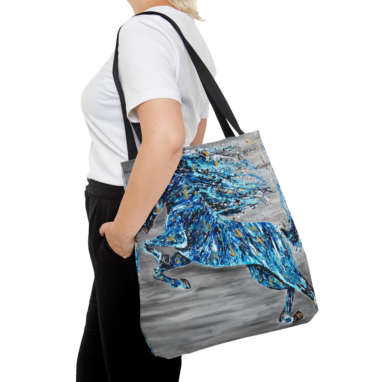 Tote Bag - MAJESTIC JUMP - Bags BY Albert Levi Art