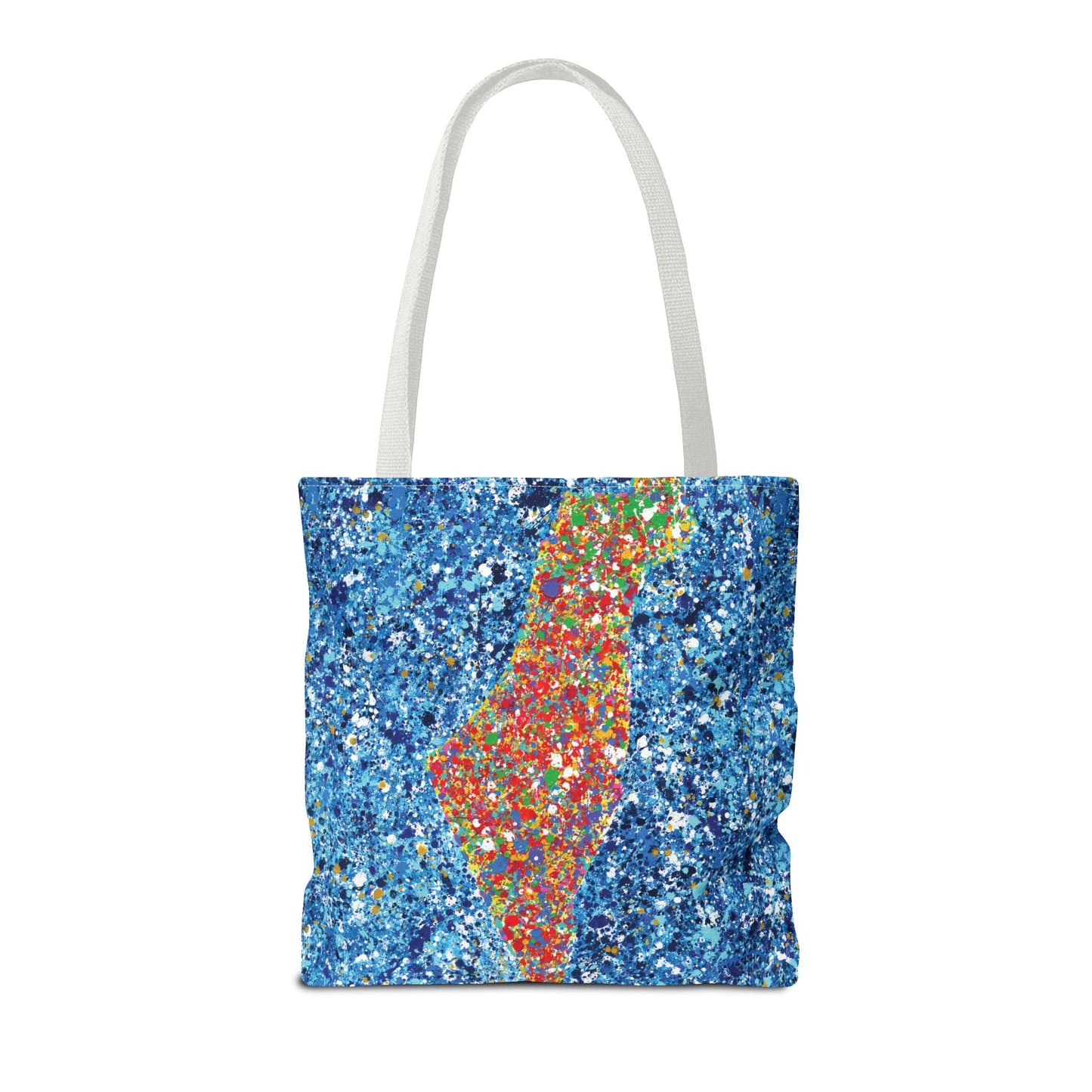 Colorful Bags: "Tote Bag - Map Of Israel" by Albert Levi Art