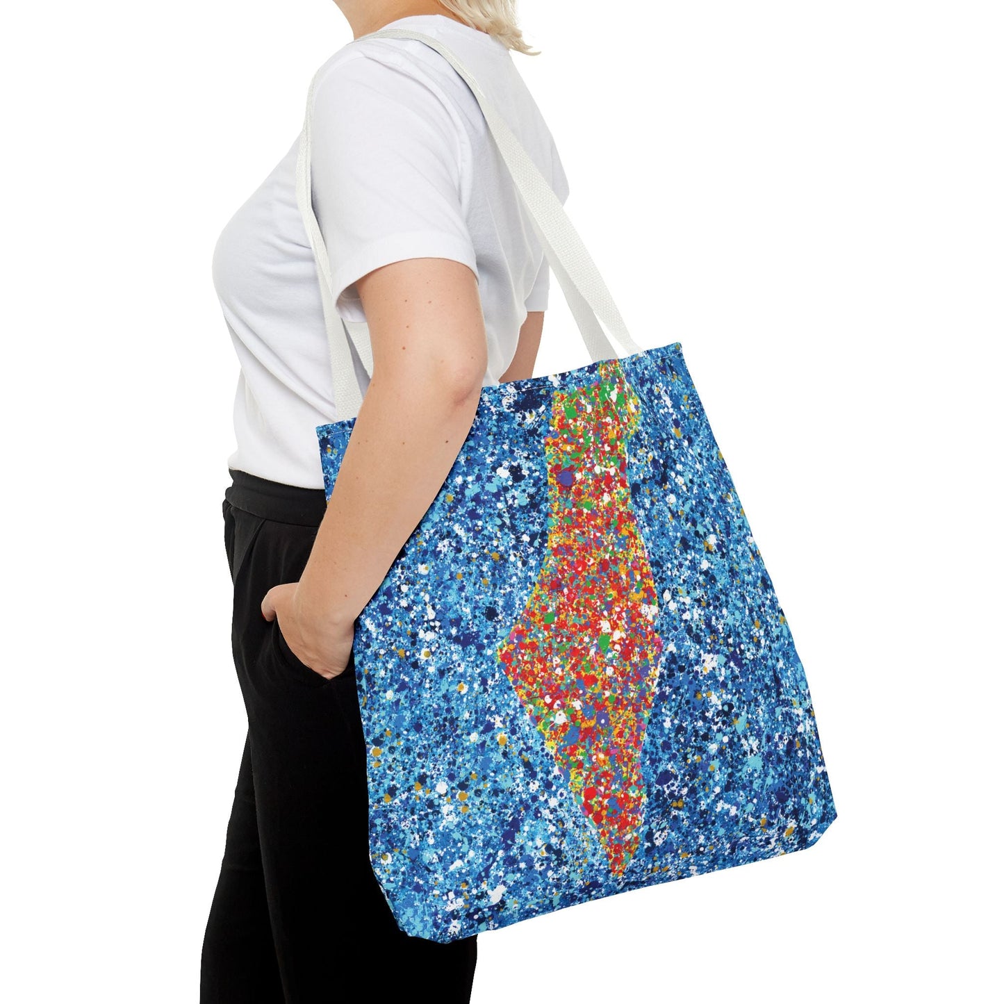Colorful Bags: "Tote Bag - Map Of Israel" by Albert Levi Art