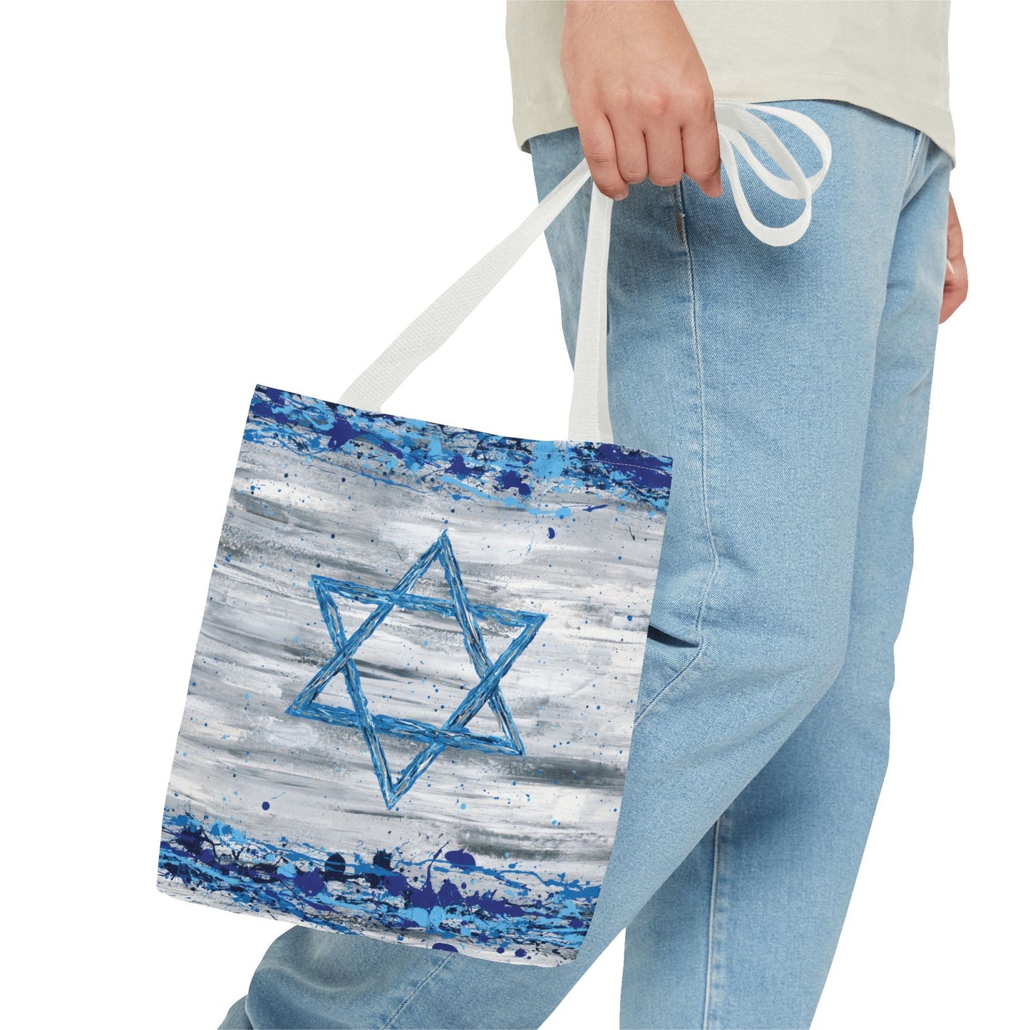 Colorful Bags: "Tote Bag - Our Connection" by Albert Levi Art