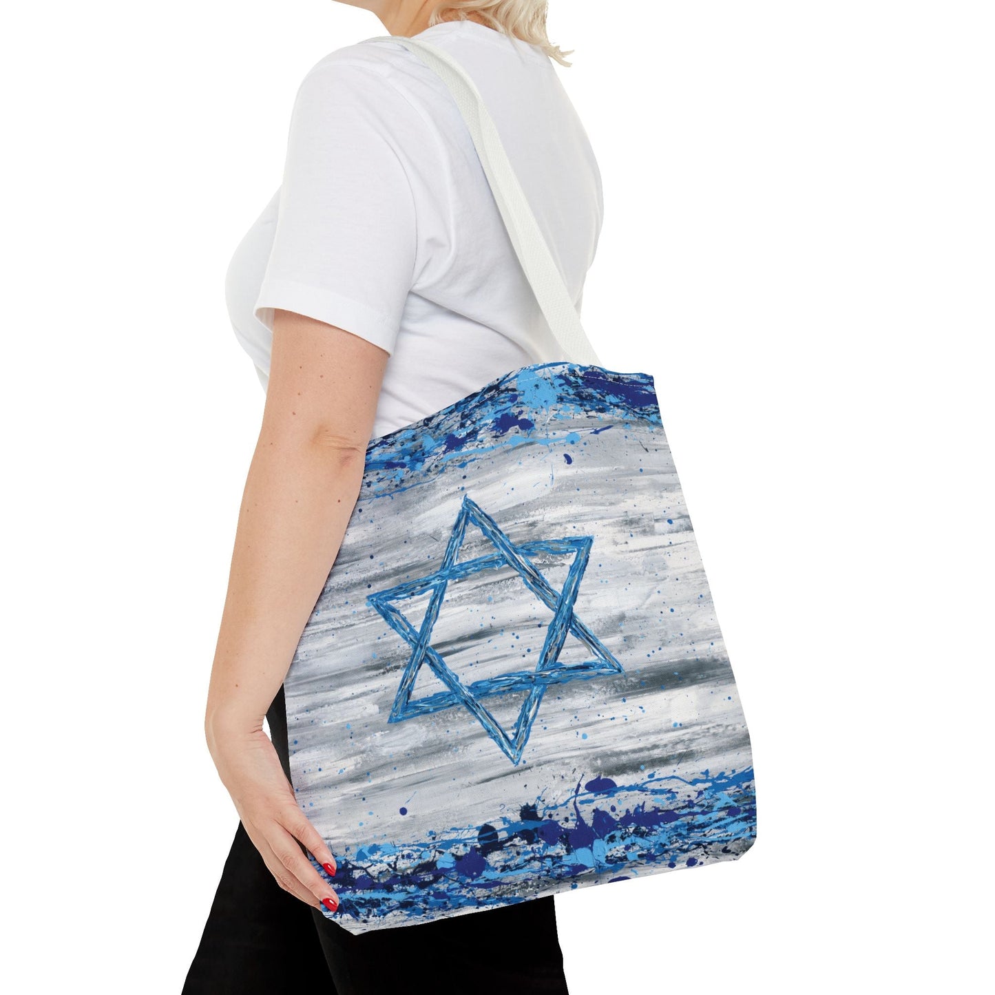 Colorful Bags: "Tote Bag - Our Connection" by Albert Levi Art