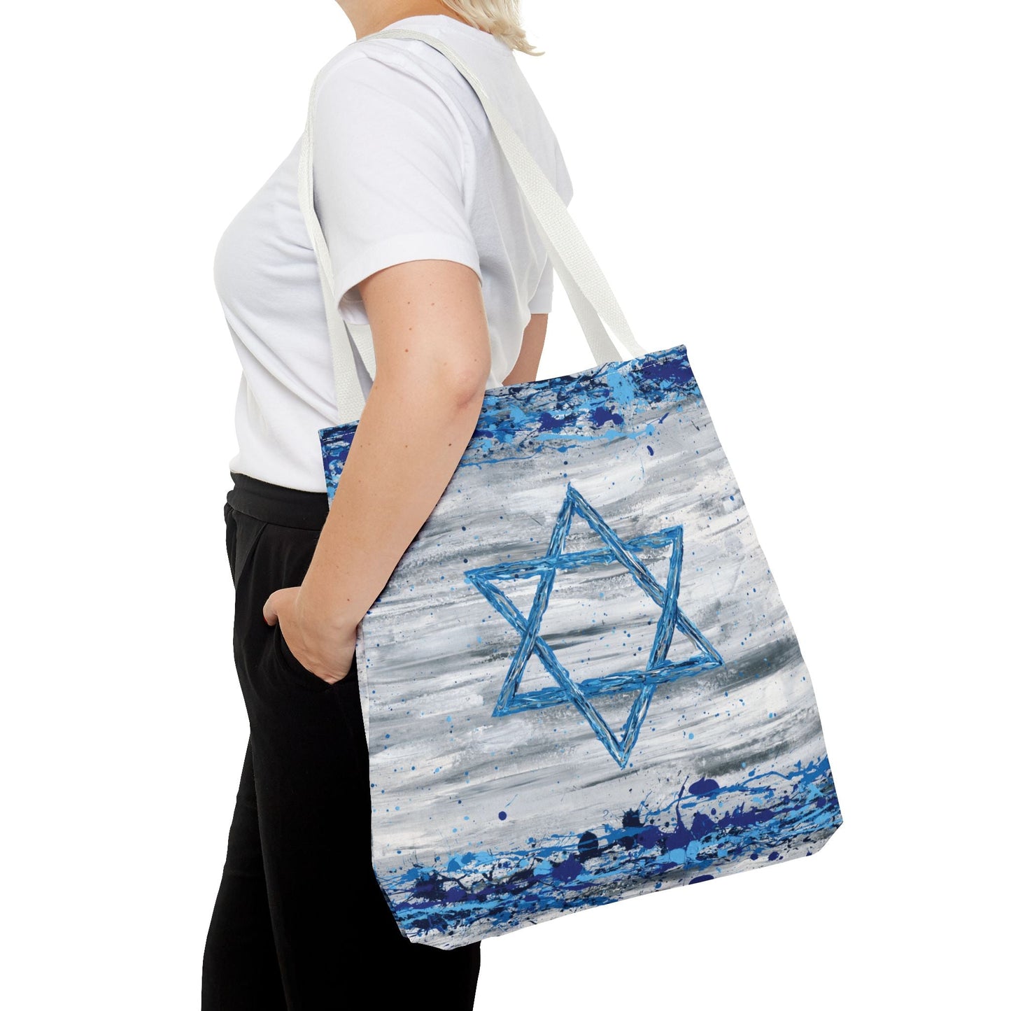 Colorful Bags: "Tote Bag - Our Connection" by Albert Levi Art