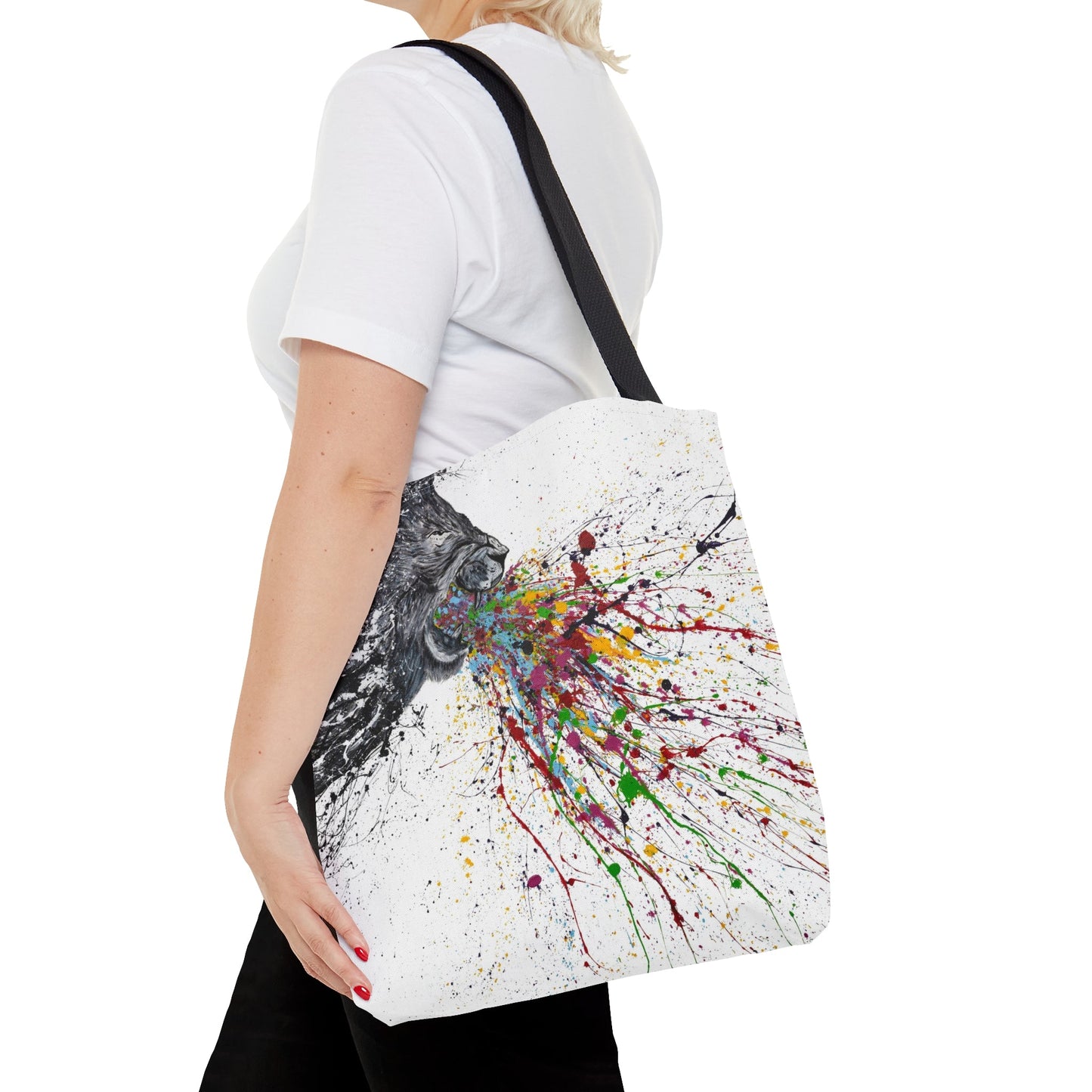 Tote Bag - Roar Lion - Bags BY Albert Levi Art