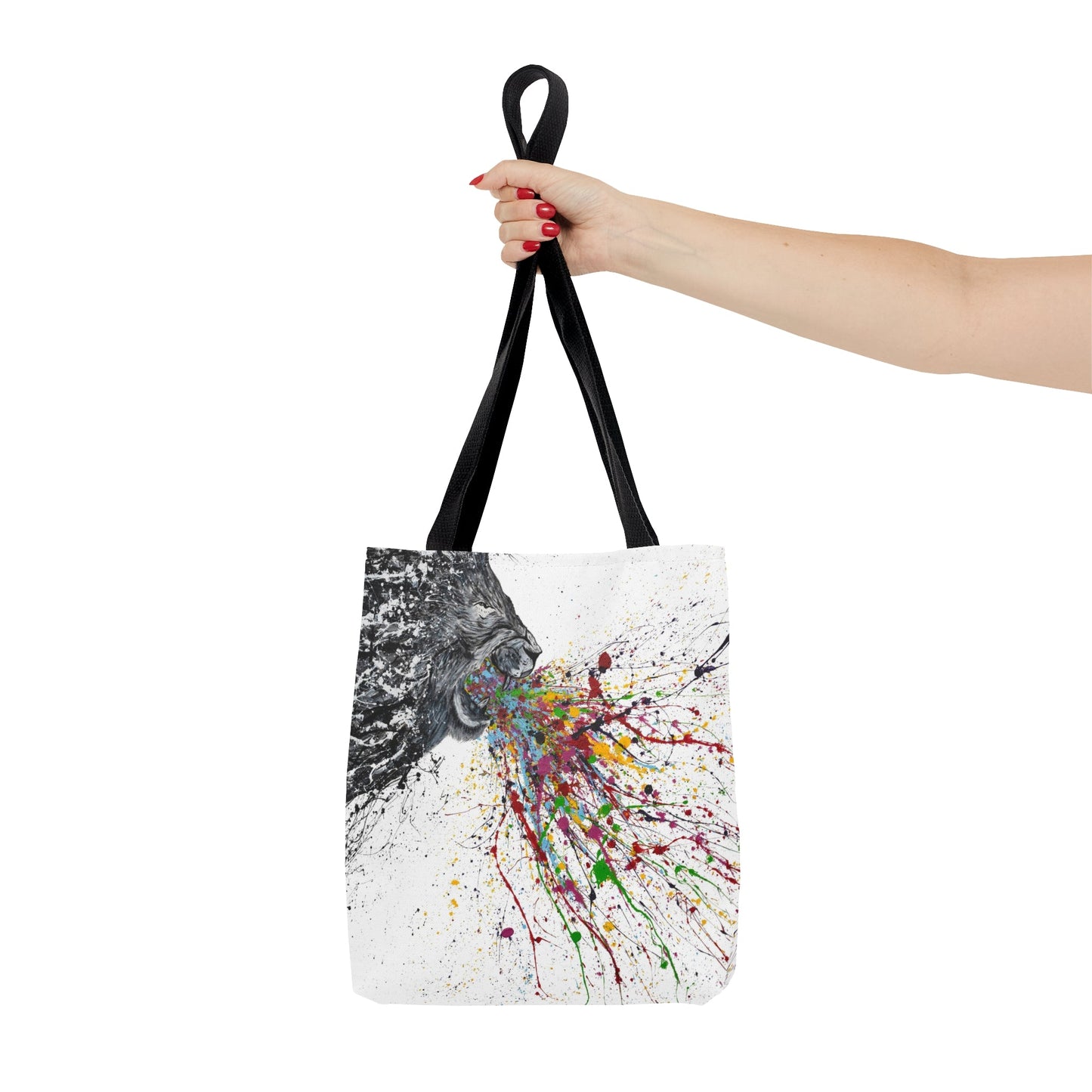 Tote Bag - Roar Lion - Bags BY Albert Levi Art
