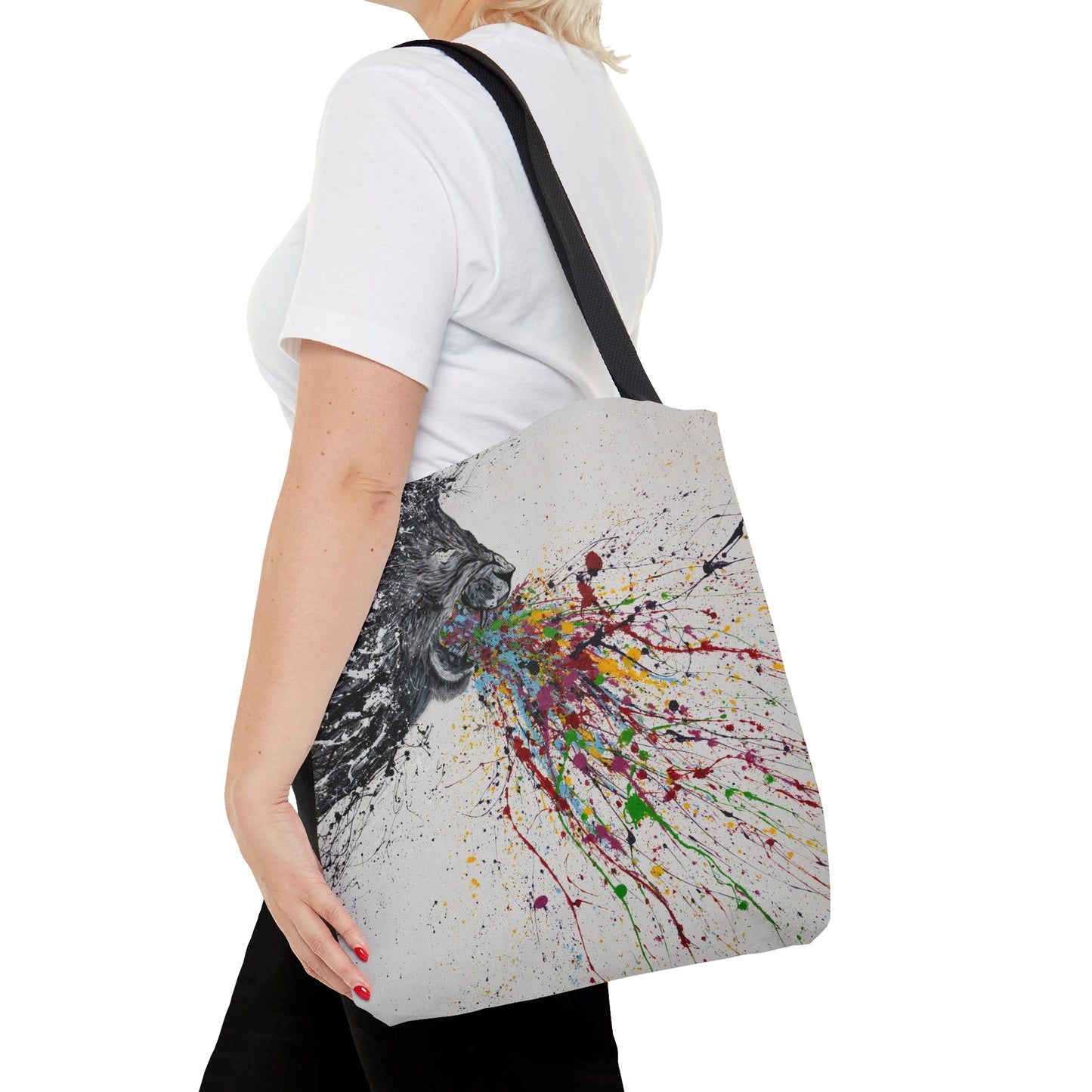 Tote Bag - Roar Lion - Bags BY Albert Levi Art