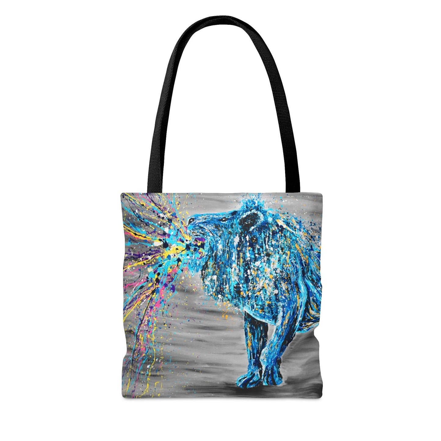 Tote Bag - ROAR OF STRENGTH - Bags BY Albert Levi Art