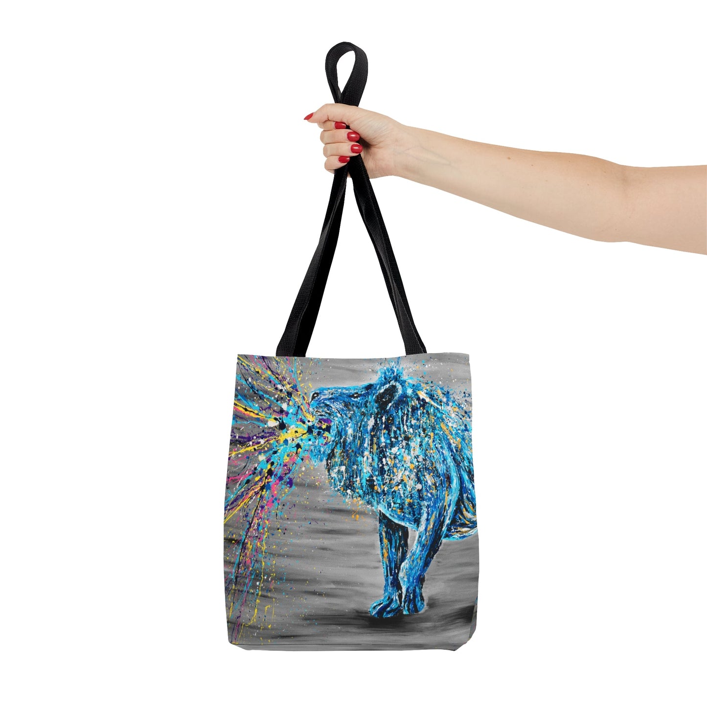 Tote Bag - ROAR OF STRENGTH - Bags BY Albert Levi Art