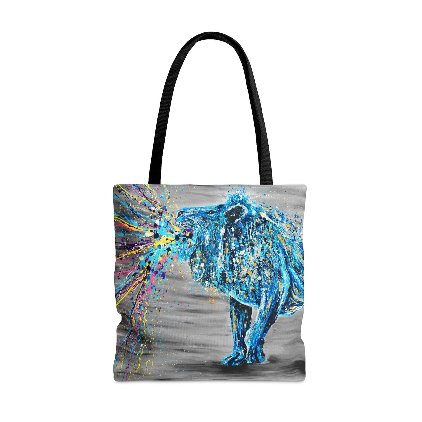 Tote Bag - ROAR OF STRENGTH - Bags BY Albert Levi Art