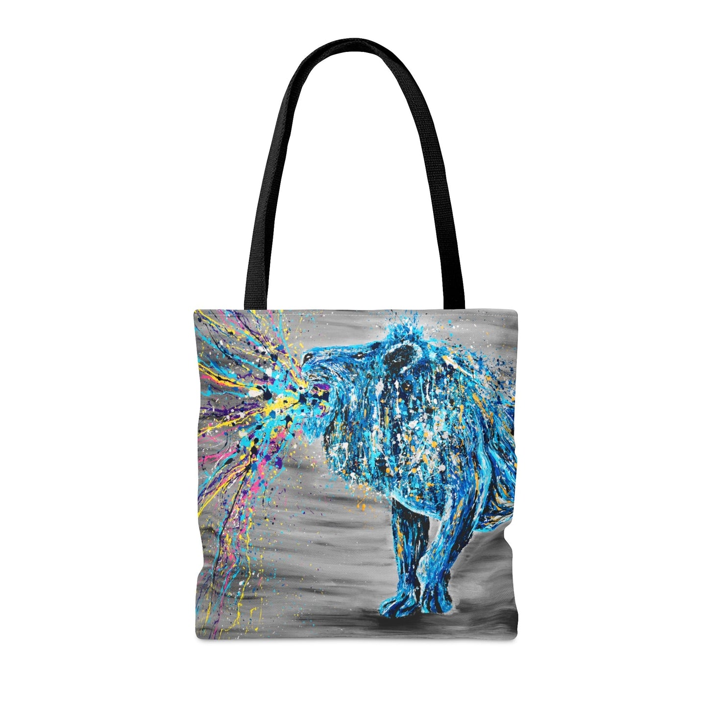 Tote Bag - ROAR OF STRENGTH - Bags BY Albert Levi Art