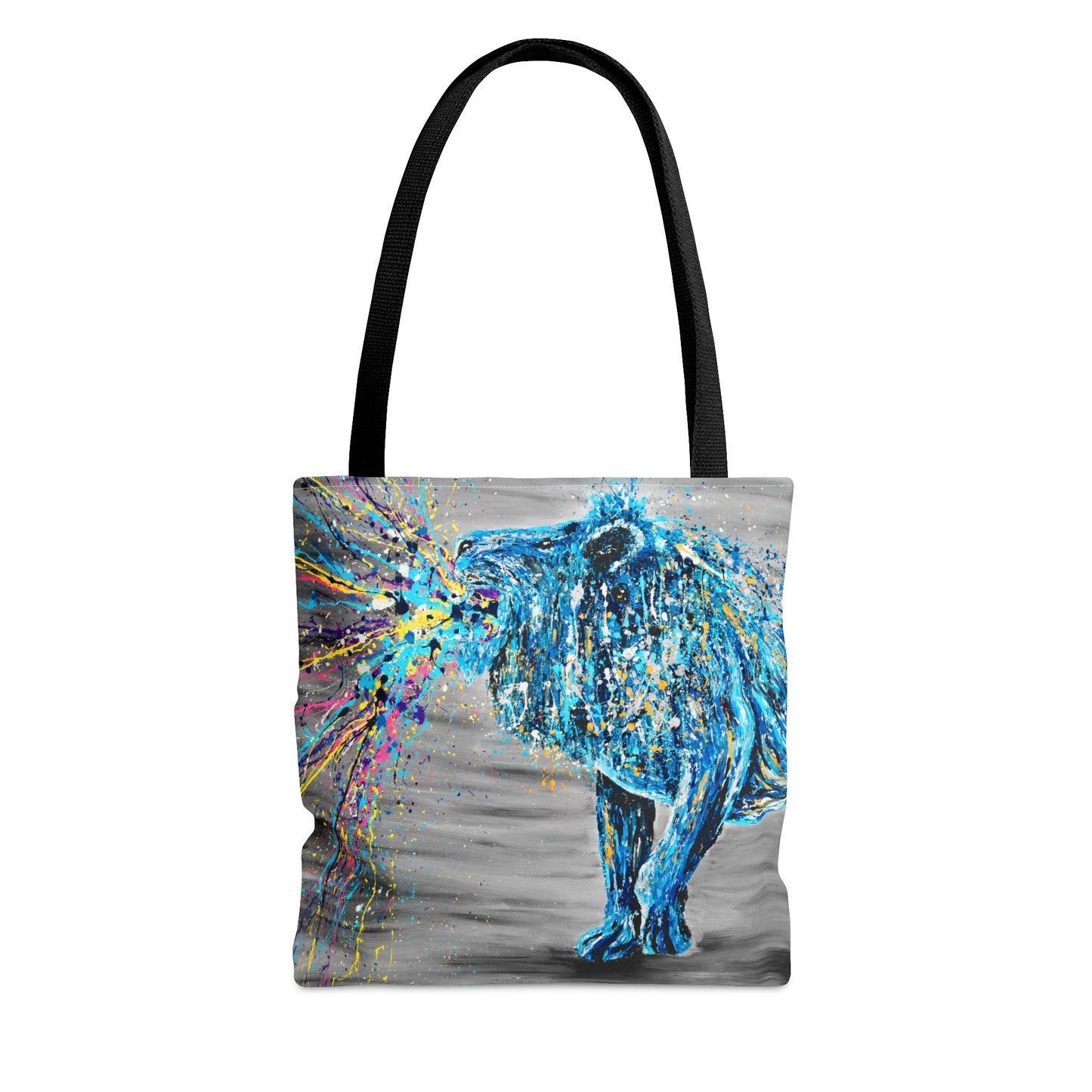 Tote Bag - ROAR OF STRENGTH - Bags BY Albert Levi Art