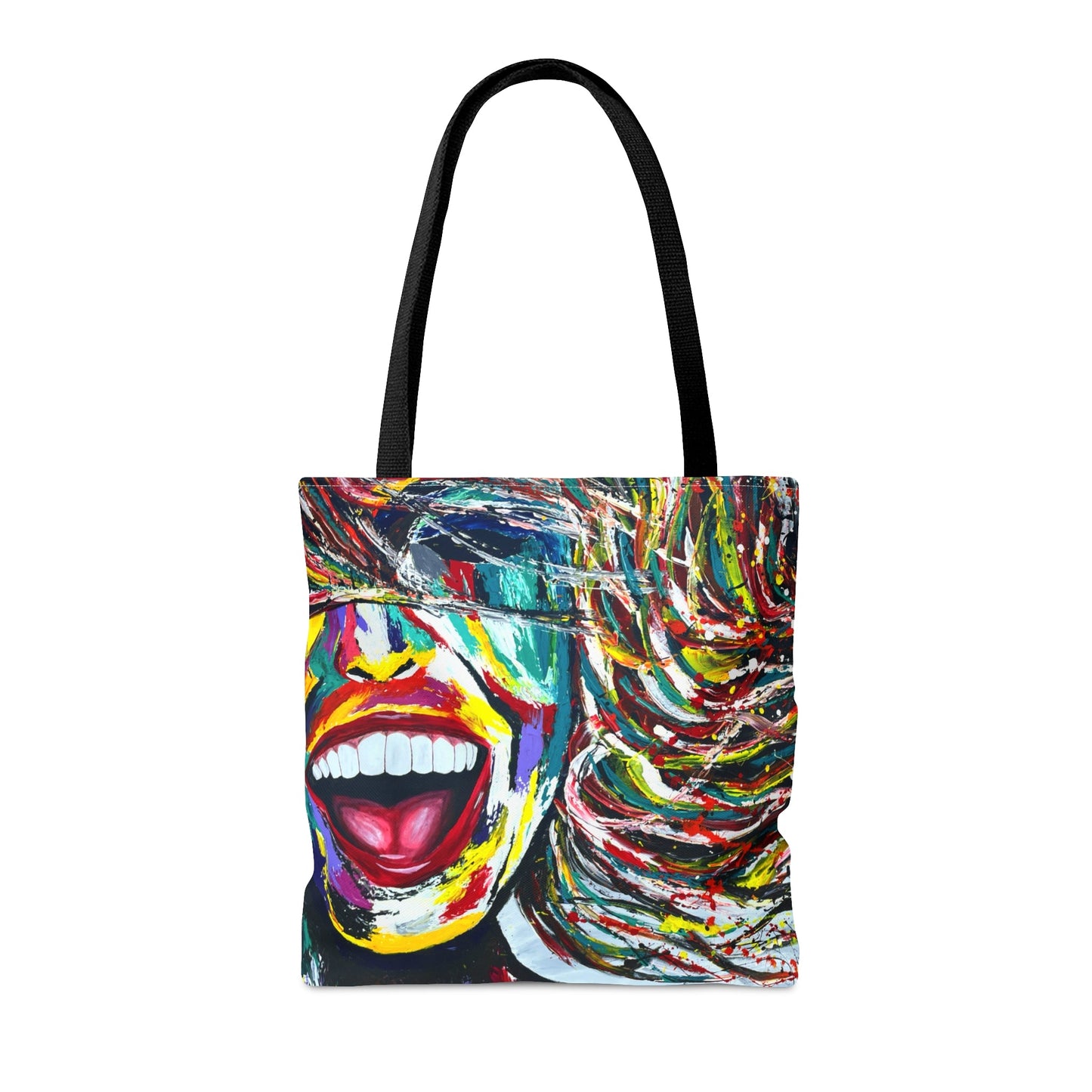 Tote Bag - SMILE FOREVER - Bags BY Albert Levi Art