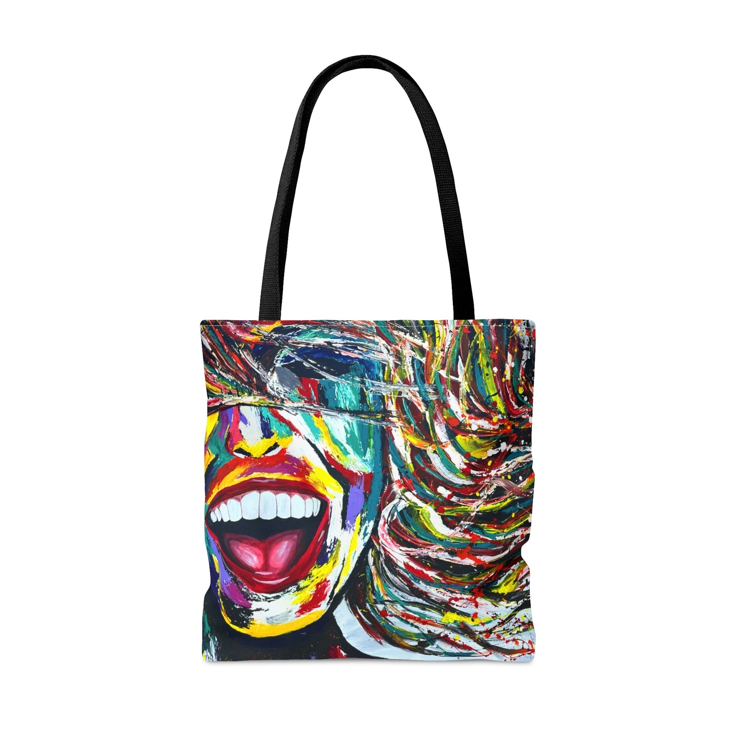 Tote Bag - SMILE FOREVER - Bags BY Albert Levi Art