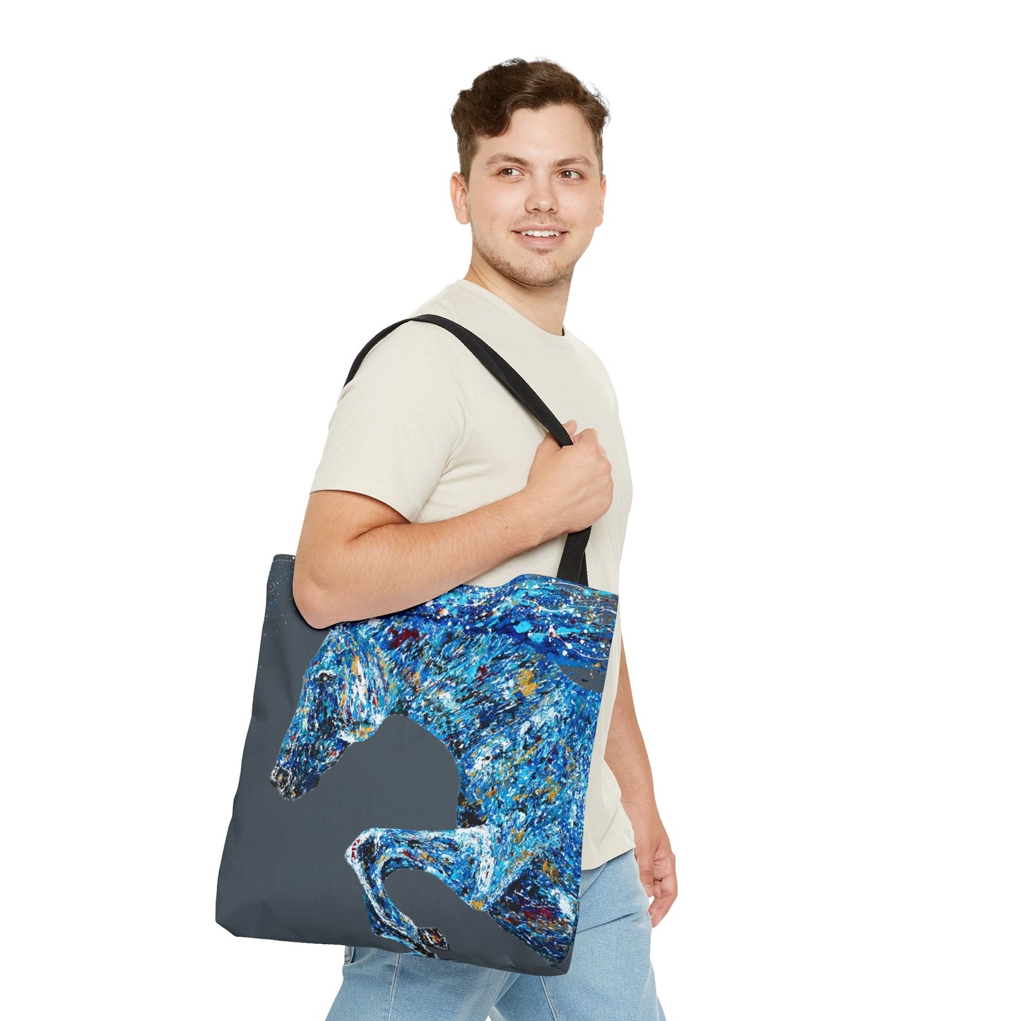 Tote Bag - Strong Gallop - Bags BY Albert Levi Art