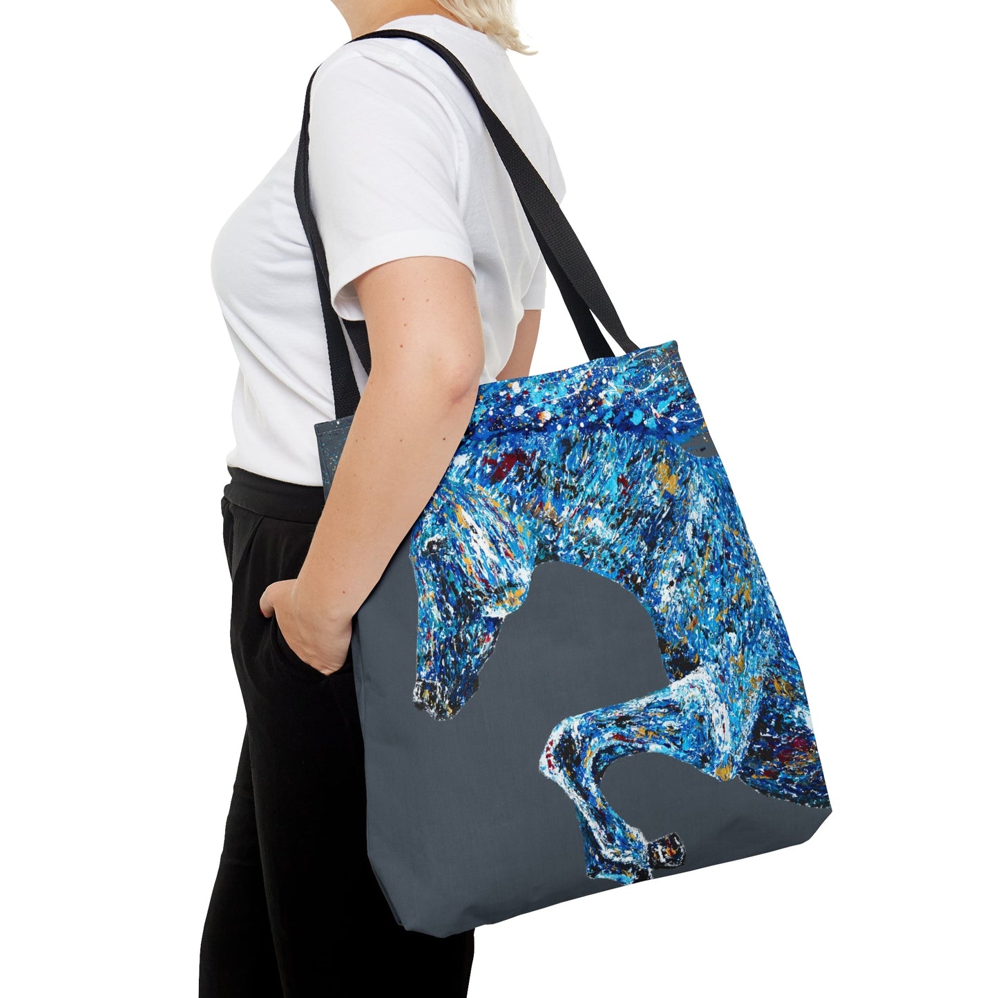 Tote Bag - Strong Gallop - Bags BY Albert Levi Art