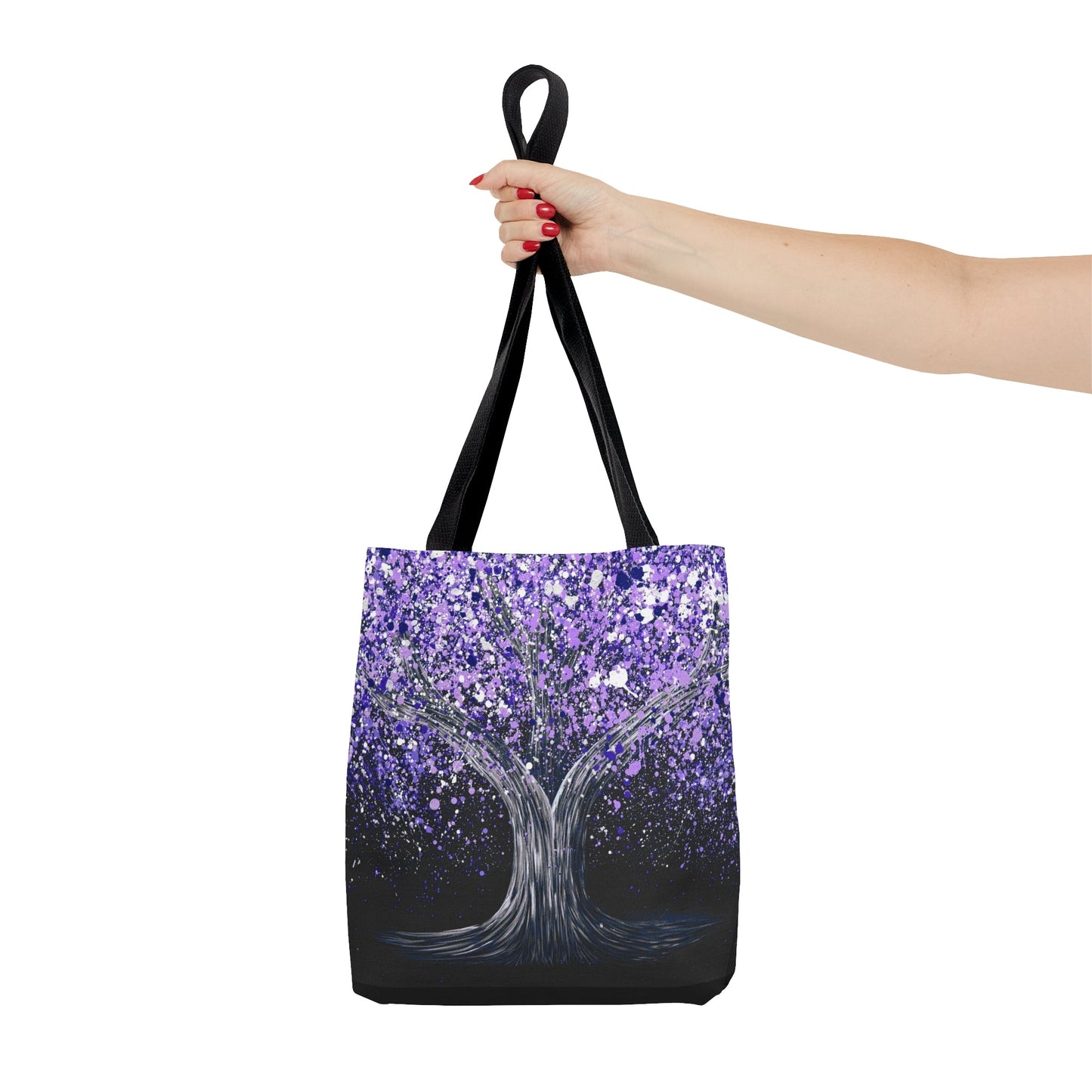 Tote Bag - TRANQUIL PURPLE - Bags BY Albert Levi Art