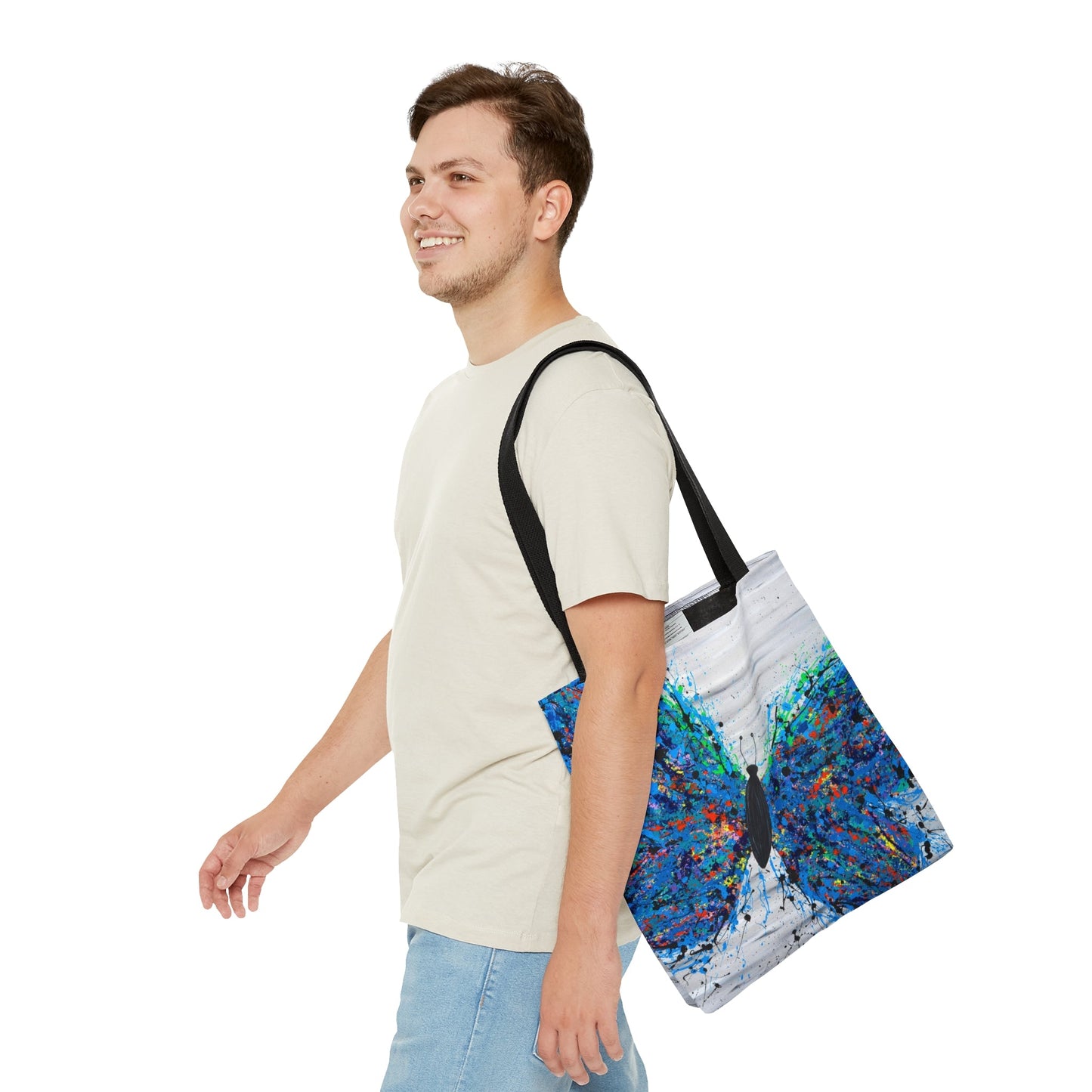 Tote Bag - WILD BUTTERFLY - Bags BY Albert Levi Art