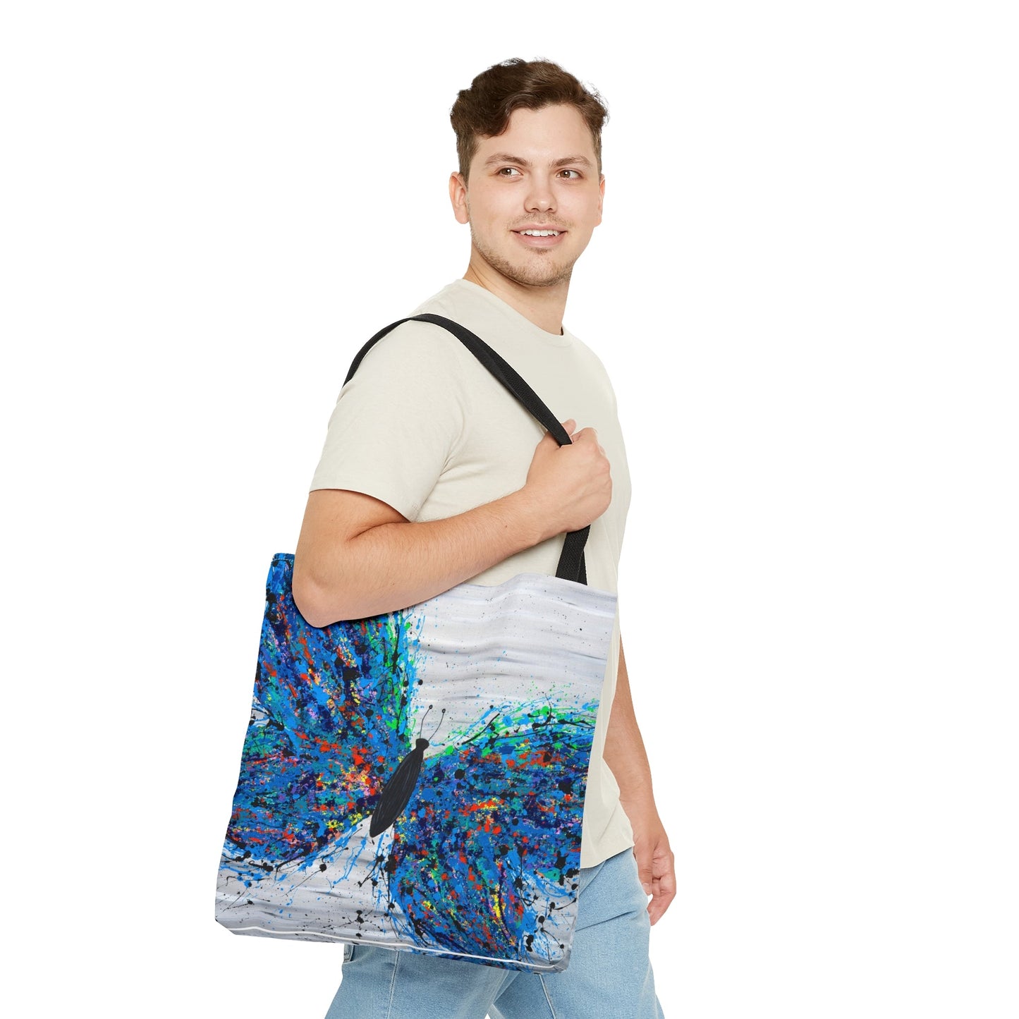 Tote Bag - WILD BUTTERFLY - Bags BY Albert Levi Art
