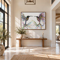 Freedom canvas wall art room mockup